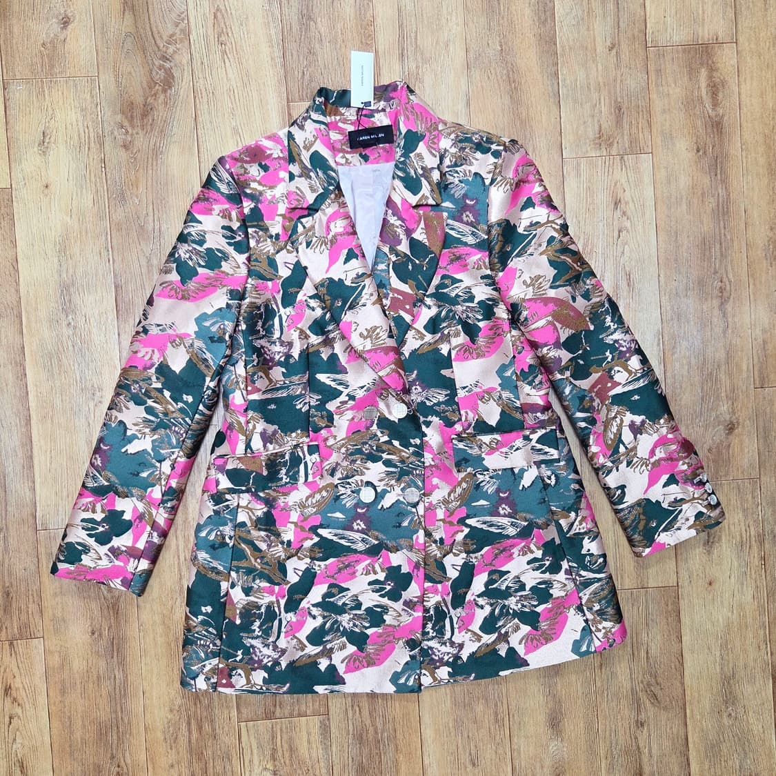 카렌밀렌(Karen Millen) 플로럴 자카드 테일러드자켓 66 새상품 상품이미지4