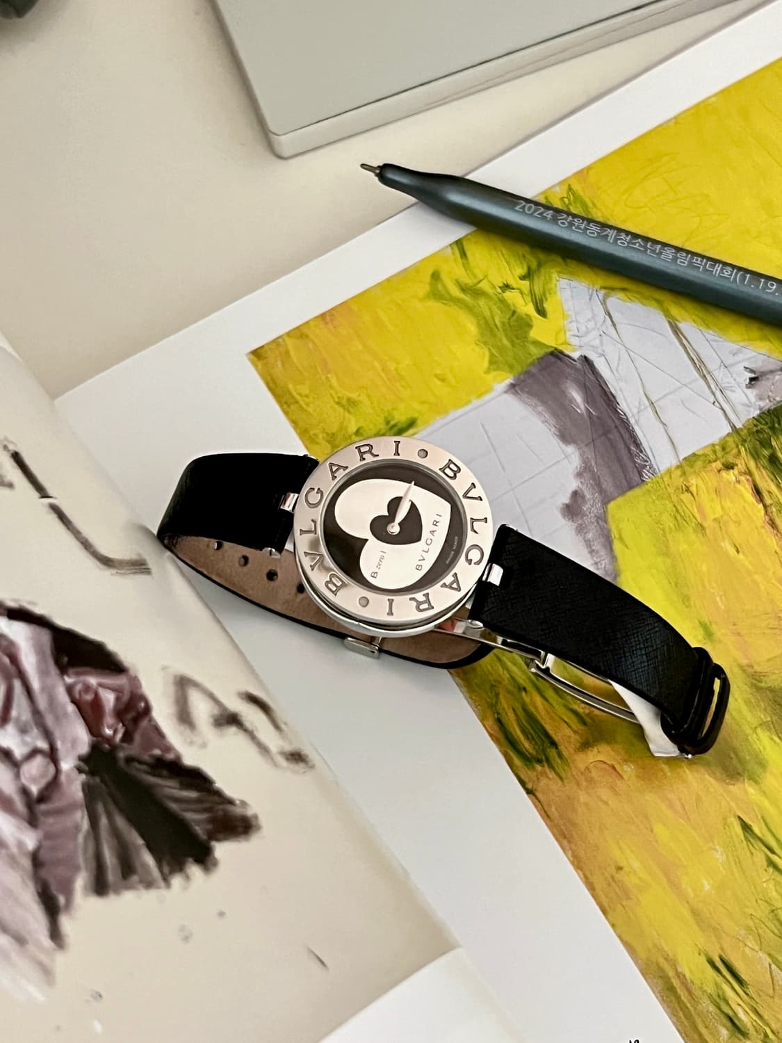 BVLGARI 비제로원 하트 다이얼 시계 상품이미지5