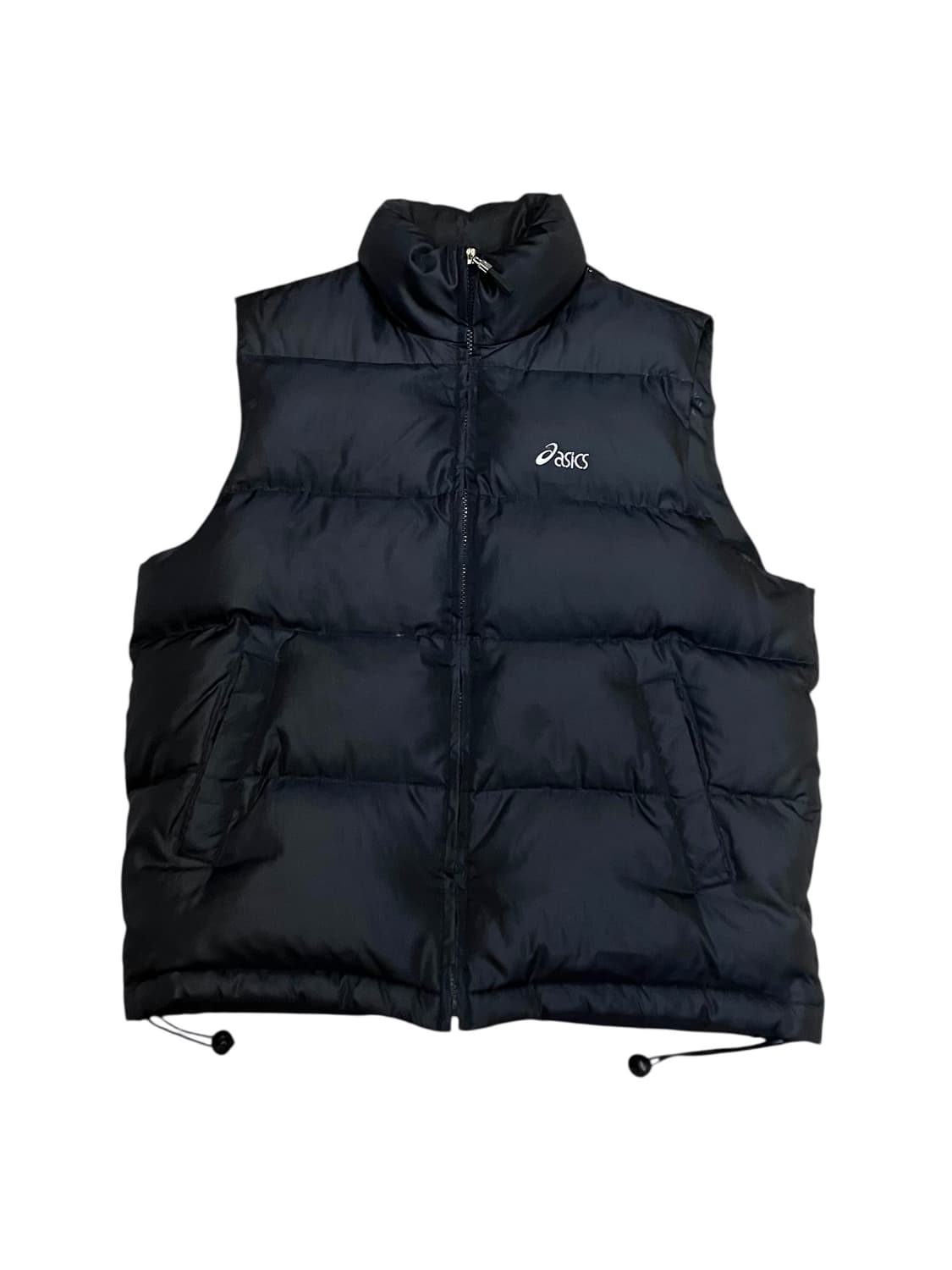 아식스 패딩 조끼 블랙 100 #csz2808 상품이미지3