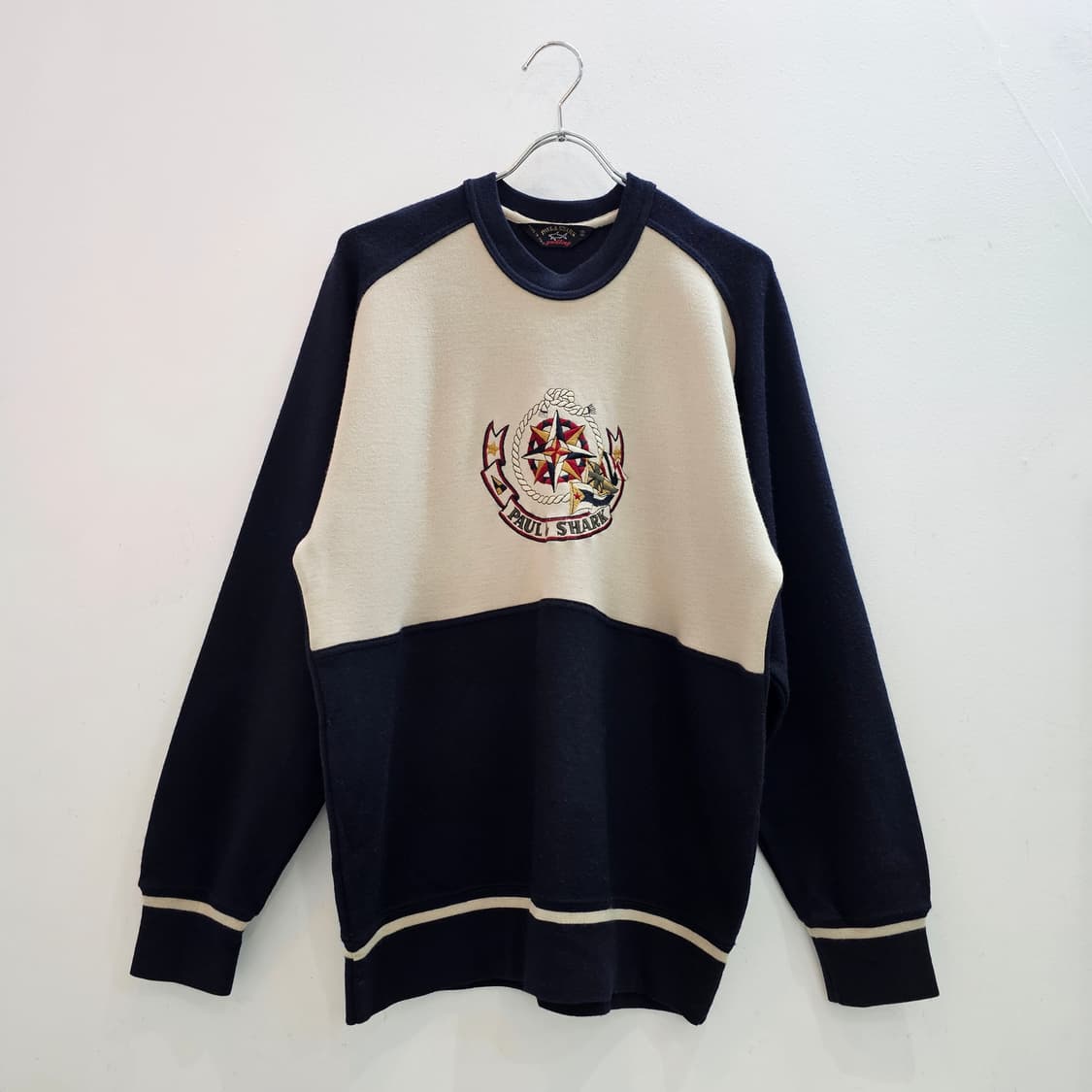 90's 폴앤샤크 배색 맨투맨 상품이미지1