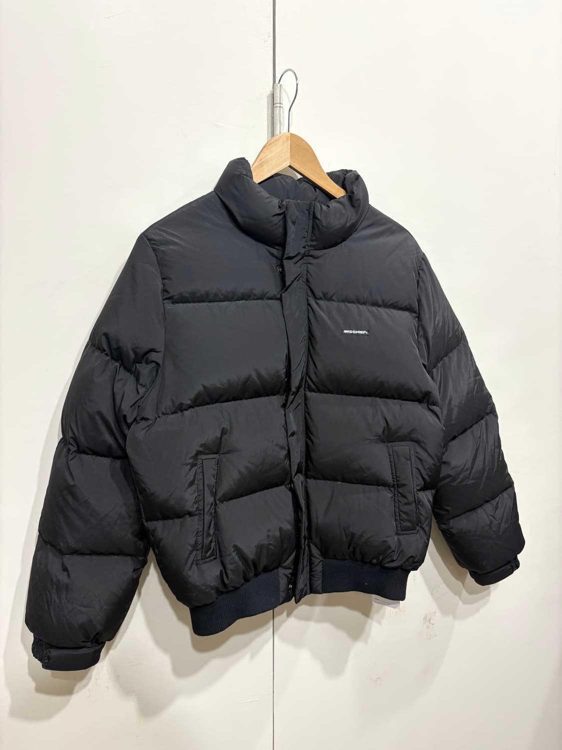 미스치프 백로고 숏패딩 자켓 상품이미지2