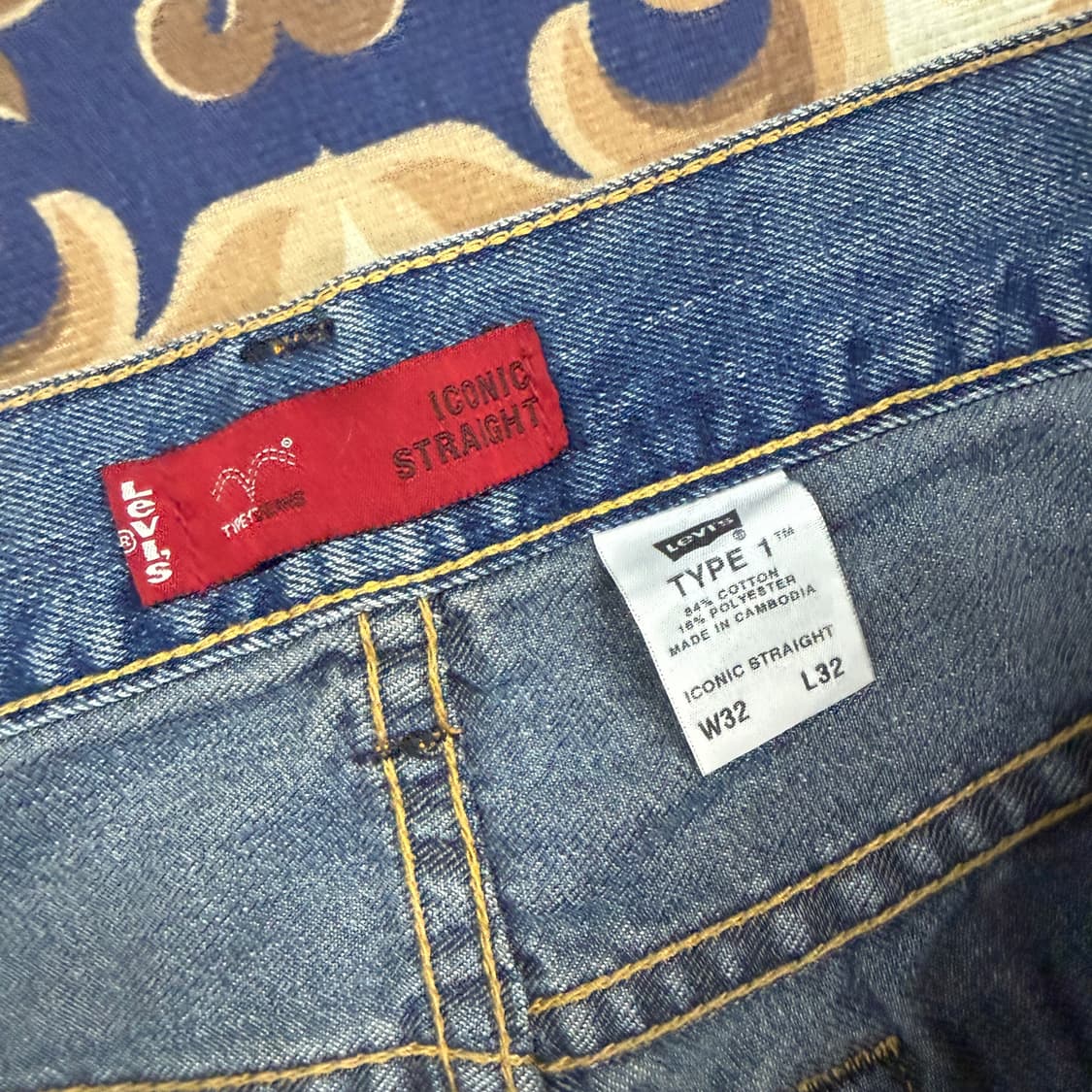 (32)00s 리바이스 Levis 아이코닉 타입원 데님팬츠 상품이미지4