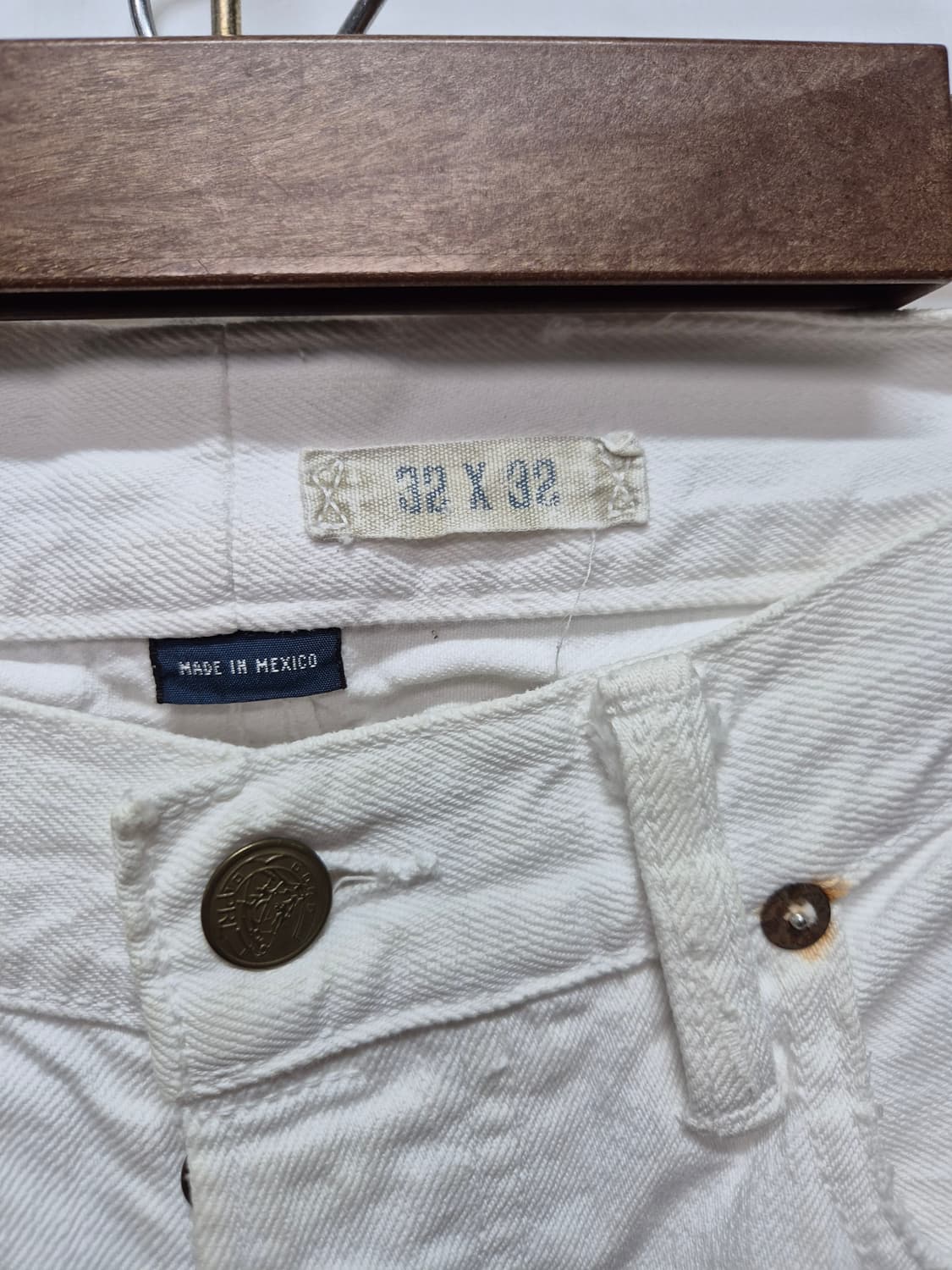 폴로 화이트 데님팬츠 상품이미지3