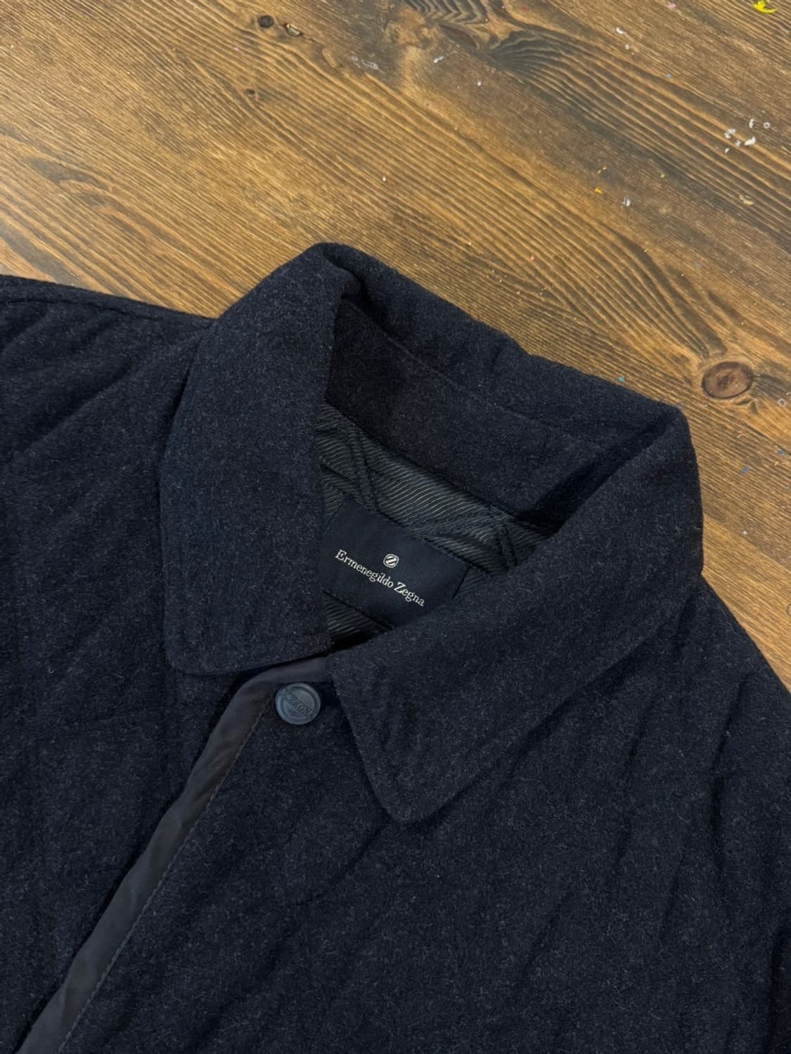 에르메네질도 제냐 퀼팅 트위드 자켓 100 상품이미지8