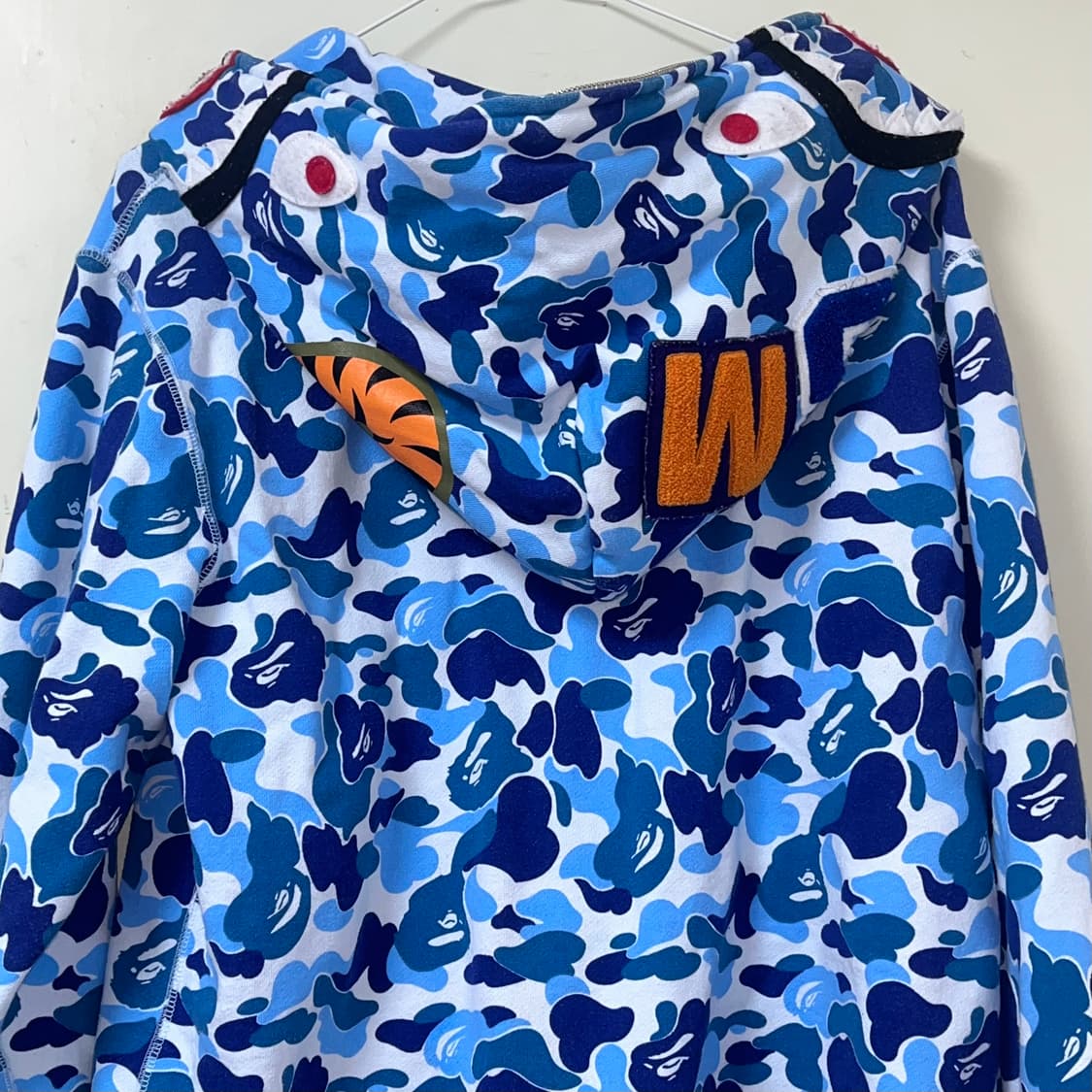 베이프 ABC 카모 샤크 집업 블루 상품이미지3