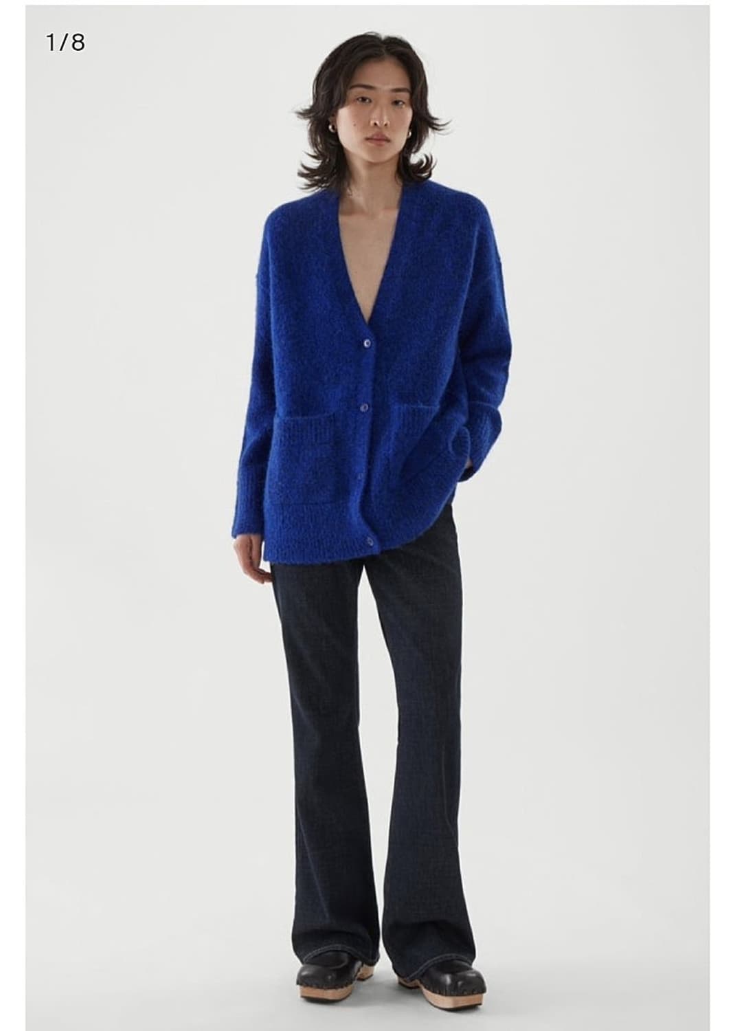 COS 브이넥 패치 포켓 가디건 상품이미지1