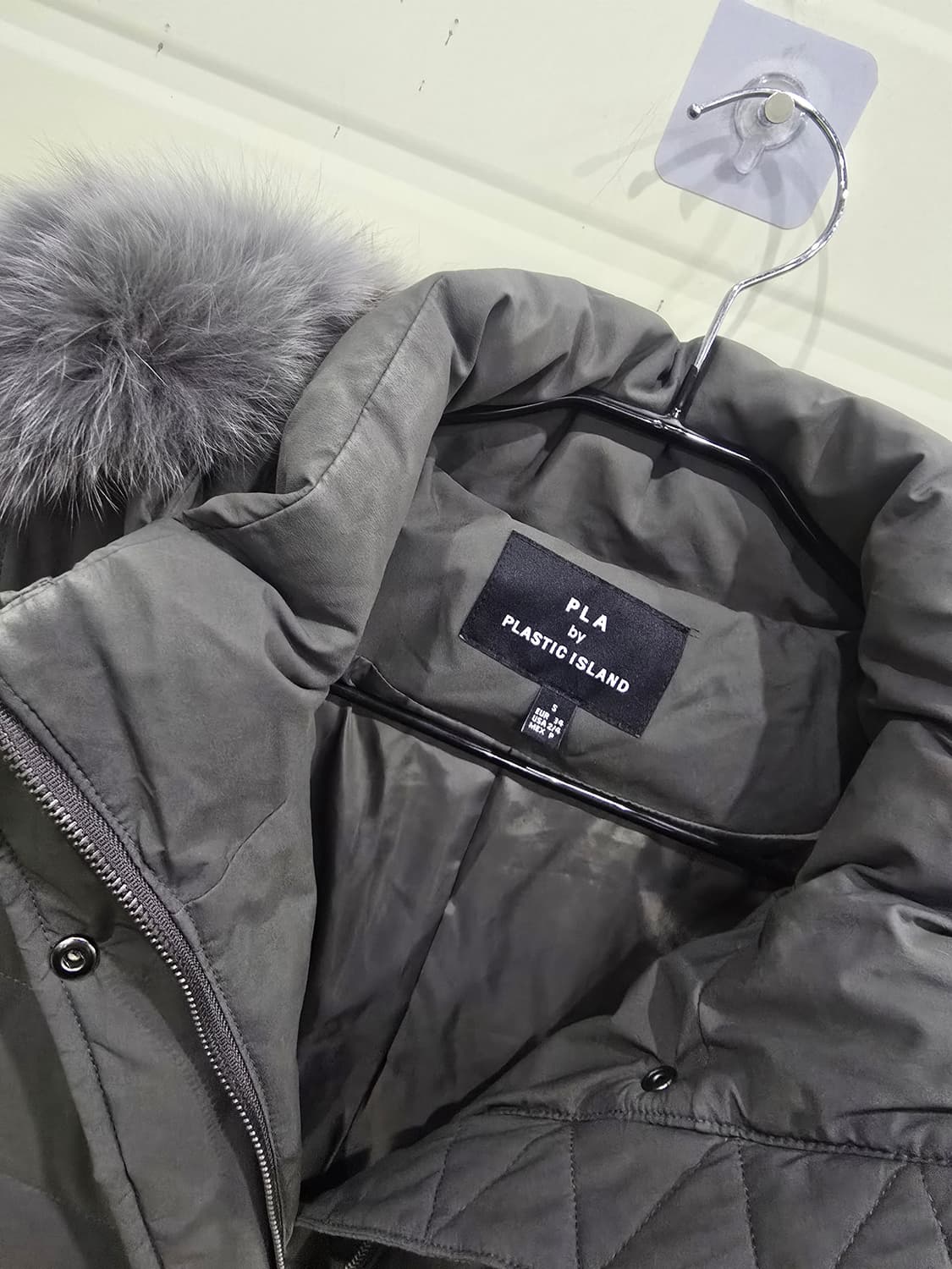 플라스틱 아일랜드 폭스퍼 롱패딩 S 상품이미지10