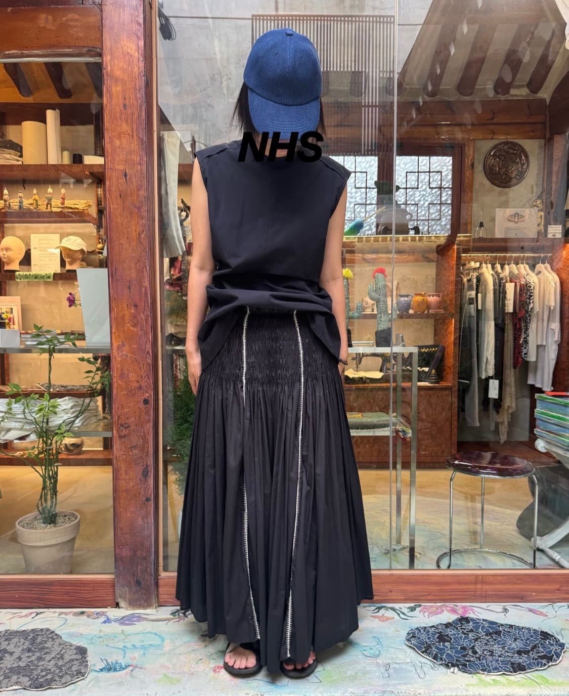 ALYSI hand embroidered long skirt 상품이미지7