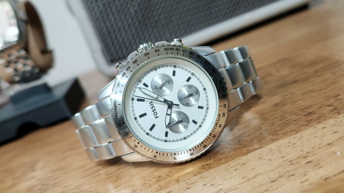 # FOSSIL 파슬 스텔라 크로노그래프 실버톤 알루미늄 시계 상품이미지3