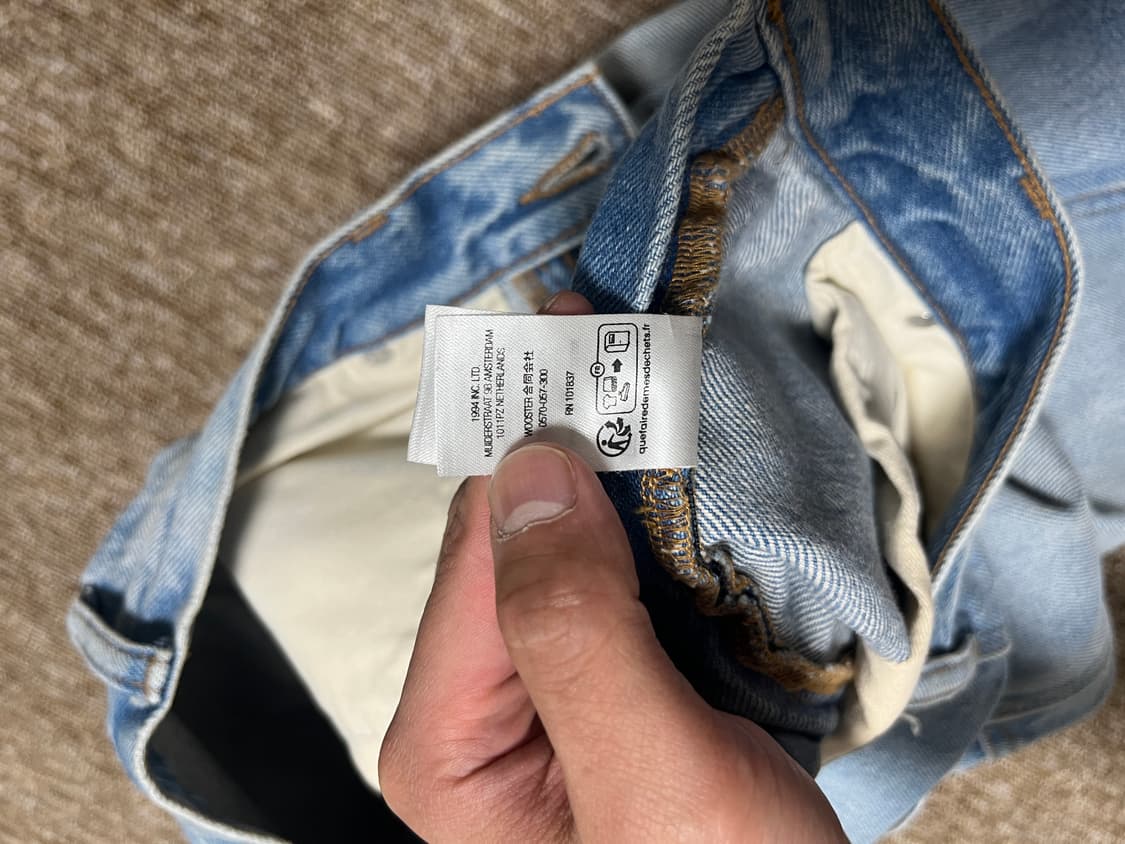 슈프림 더블 니 페인터 팬츠 워시드 블루 30사이즈 상품이미지5