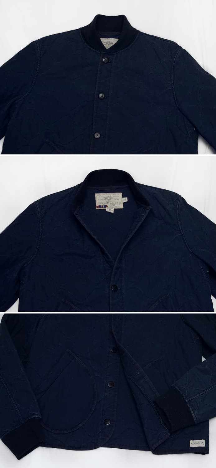 랄프로렌 럭비라인 버튼 퀼팅 코튼 블루종 자켓 (M / 100+) 상품이미지4