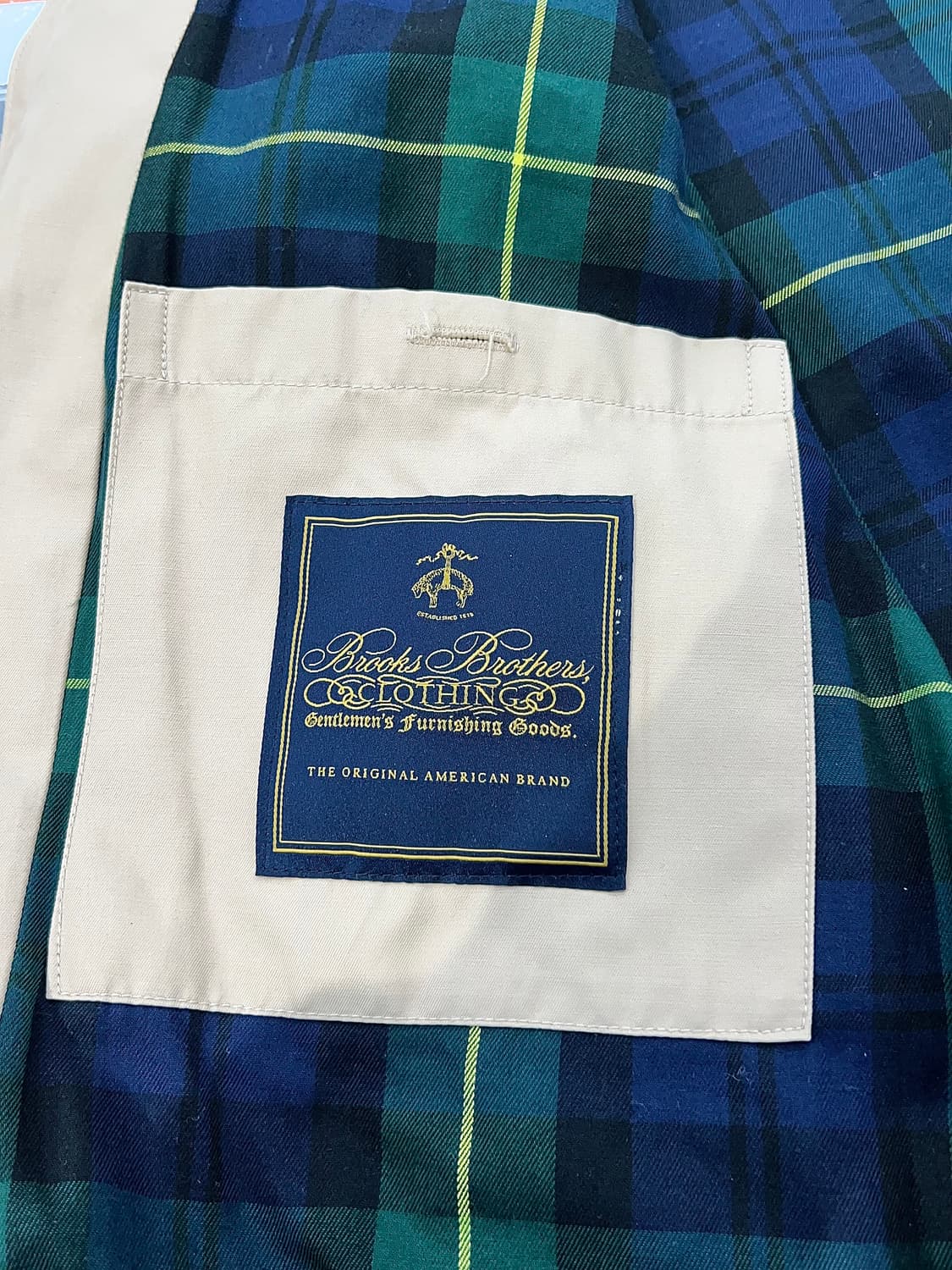 브룩스 브라더스 베이지 클래식 바라쿠타 코튼 자켓 상품이미지8