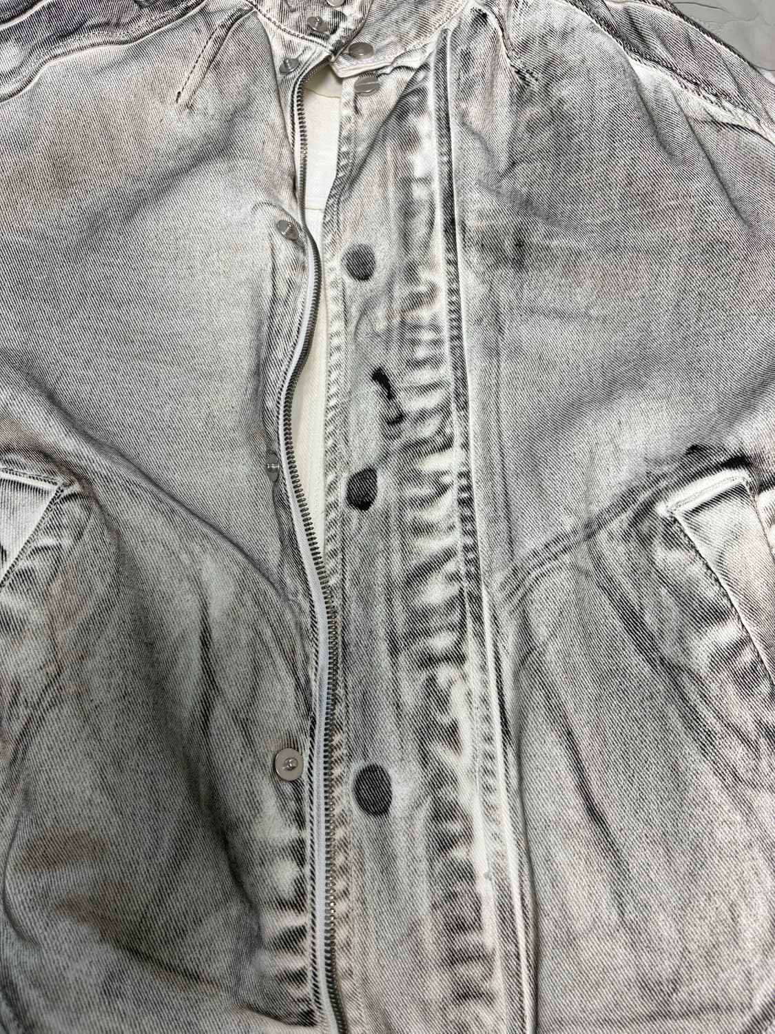 VONVAT Padded Denim Biker Jacket 상품이미지2