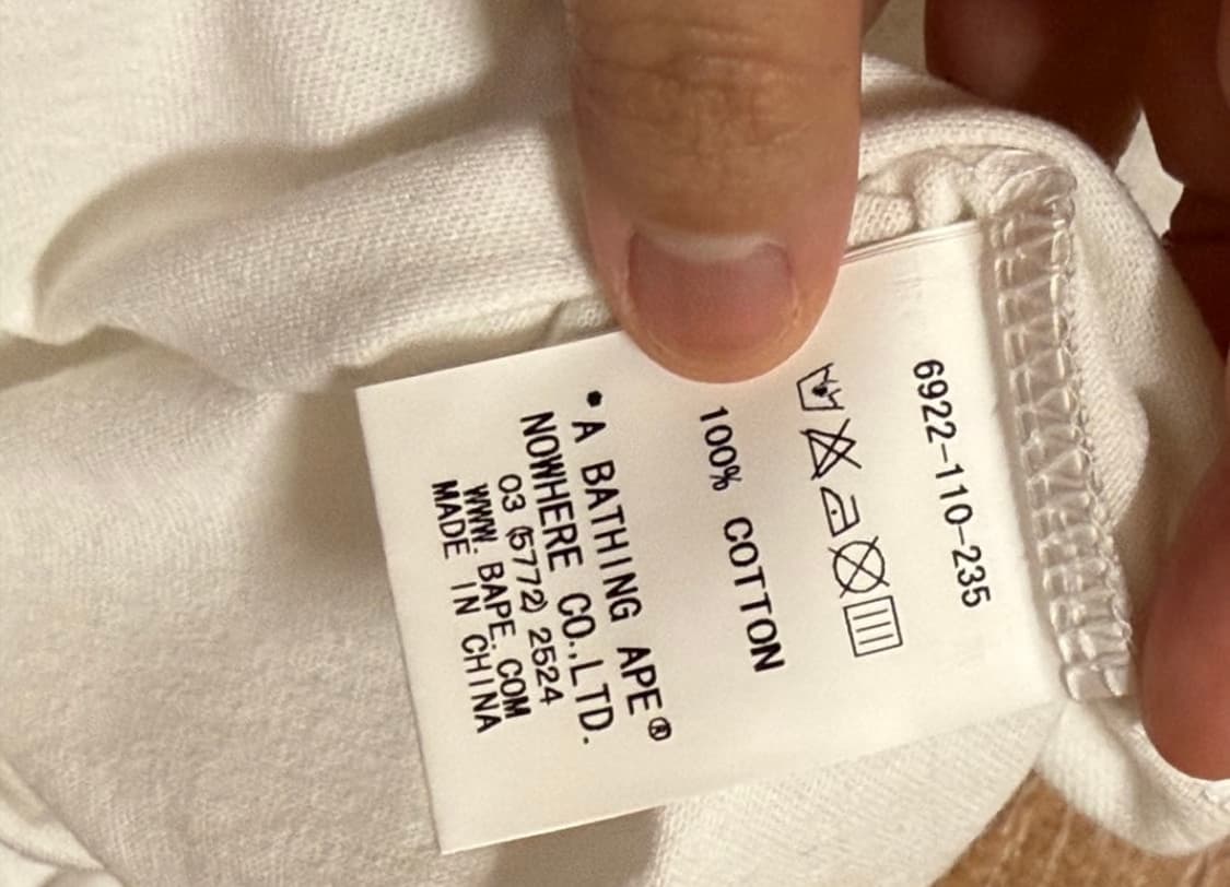 Bape 베이프 라쿠텐 이글스 콜라보 티셔츠 L  상품이미지6