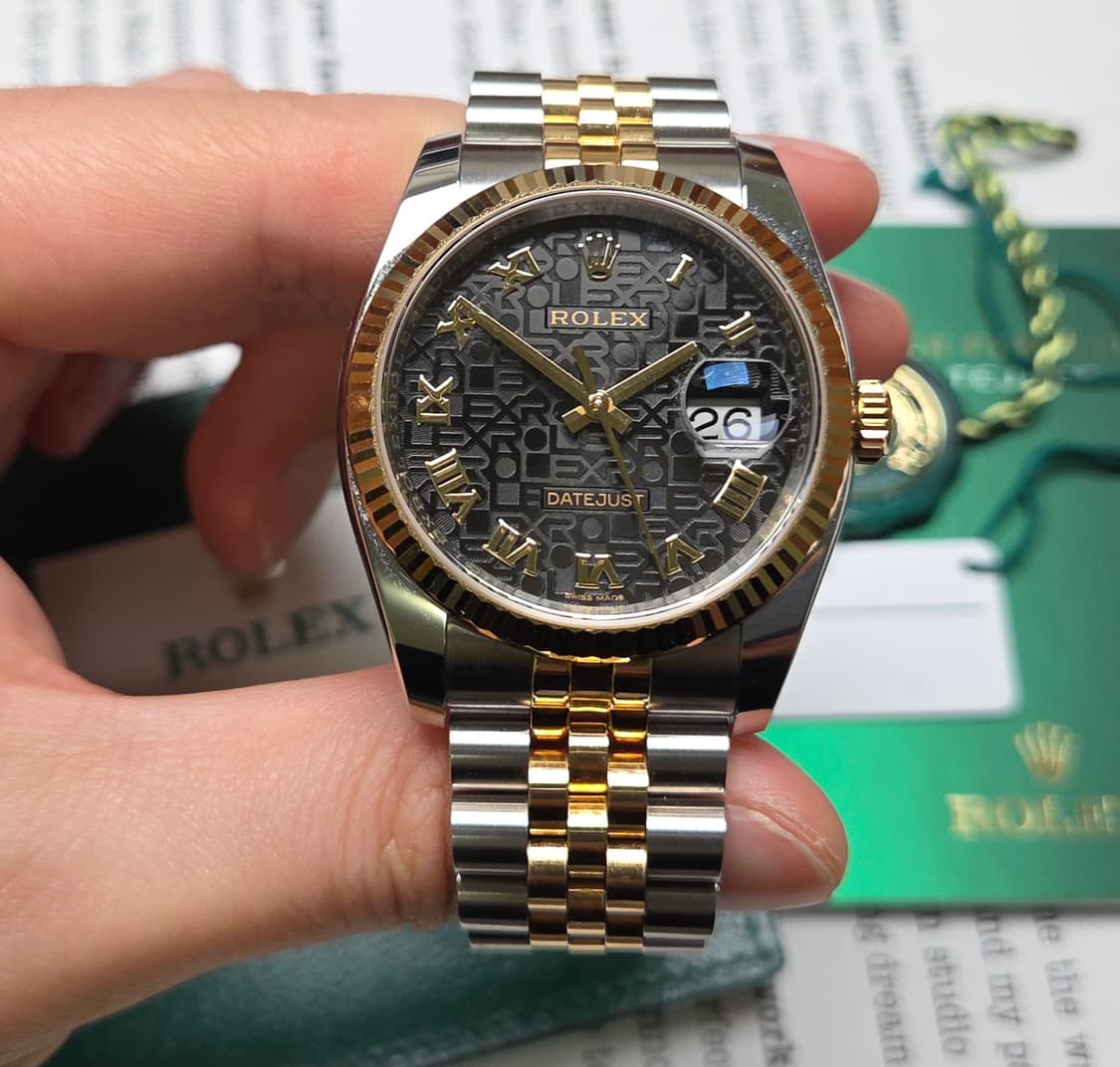 롤렉스 데이저스트 116233 18K콤비 블랙로만 컴퓨터판 상품이미지2