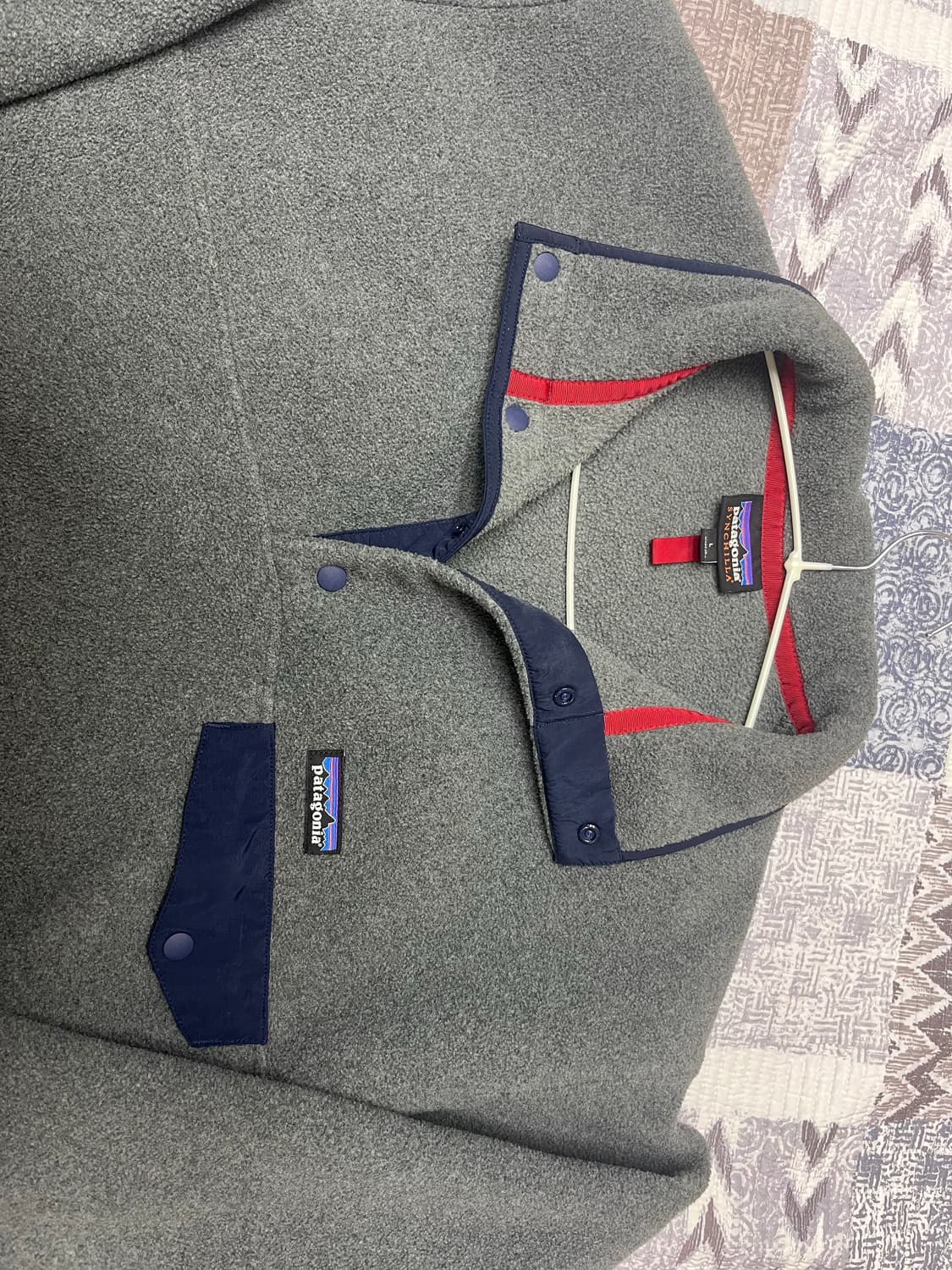 파타고니아 신칠라 스냅티 니켈 네이비 블루 상품이미지2