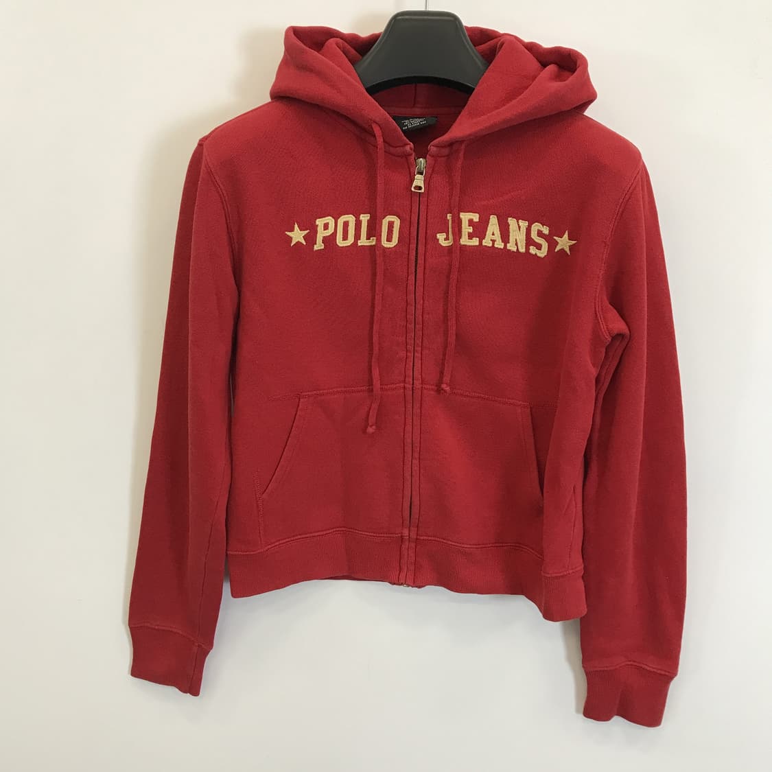 폴로 POLO 스펠아웃 크롭 후드집업 [여성S] 상품이미지1