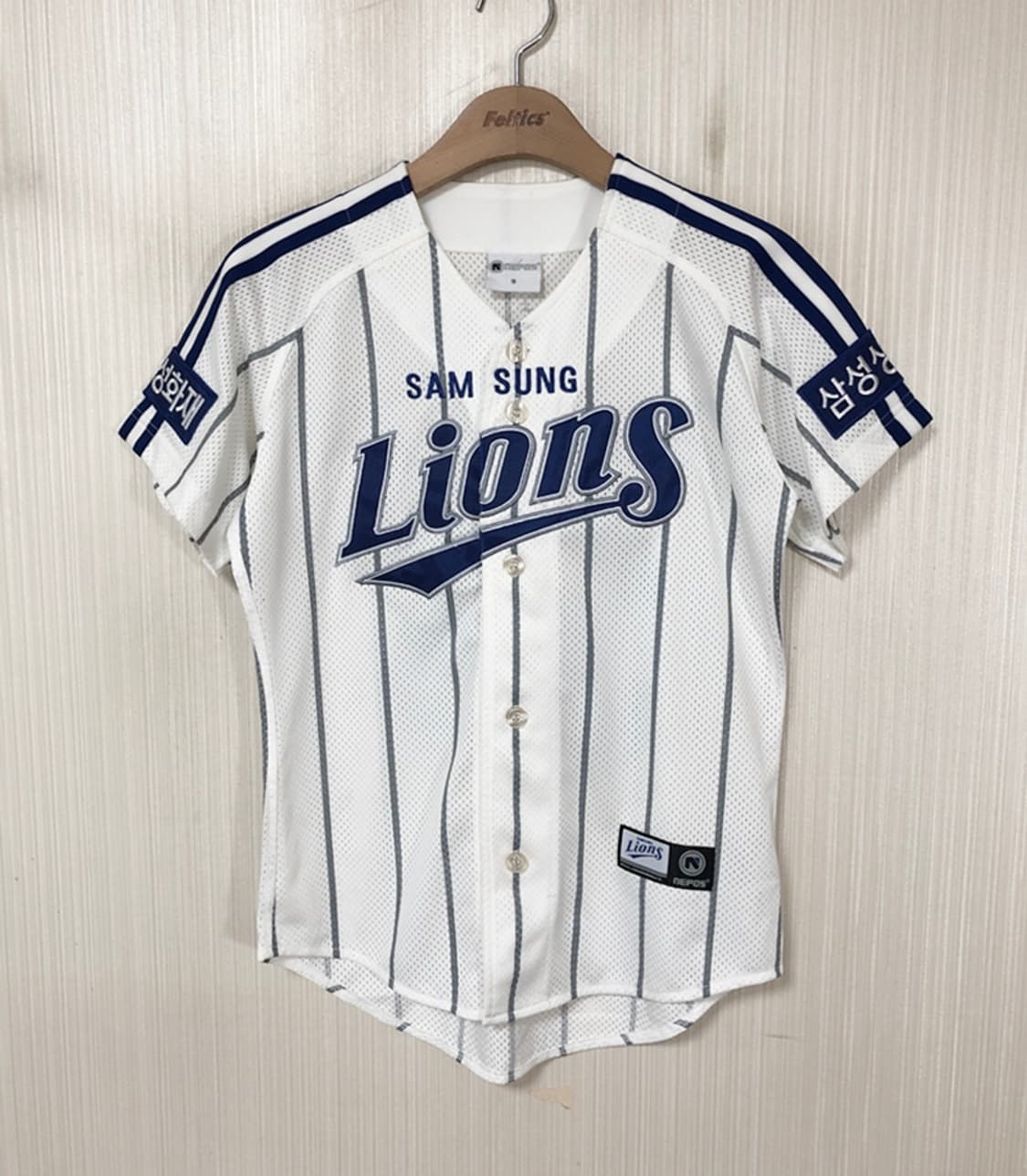 KBO 삼성라이온즈 (왕조) 홈유니폼/져지 9호(80) #36 이승엽 상품이미지2