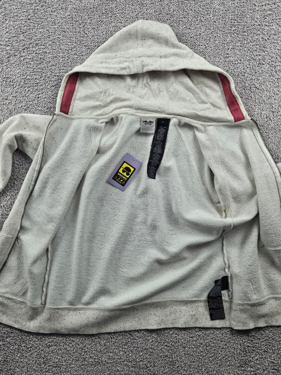 할리데이비슨 글리터 에슬레틱 후드 집업 ( L ) / 10930 상품이미지10