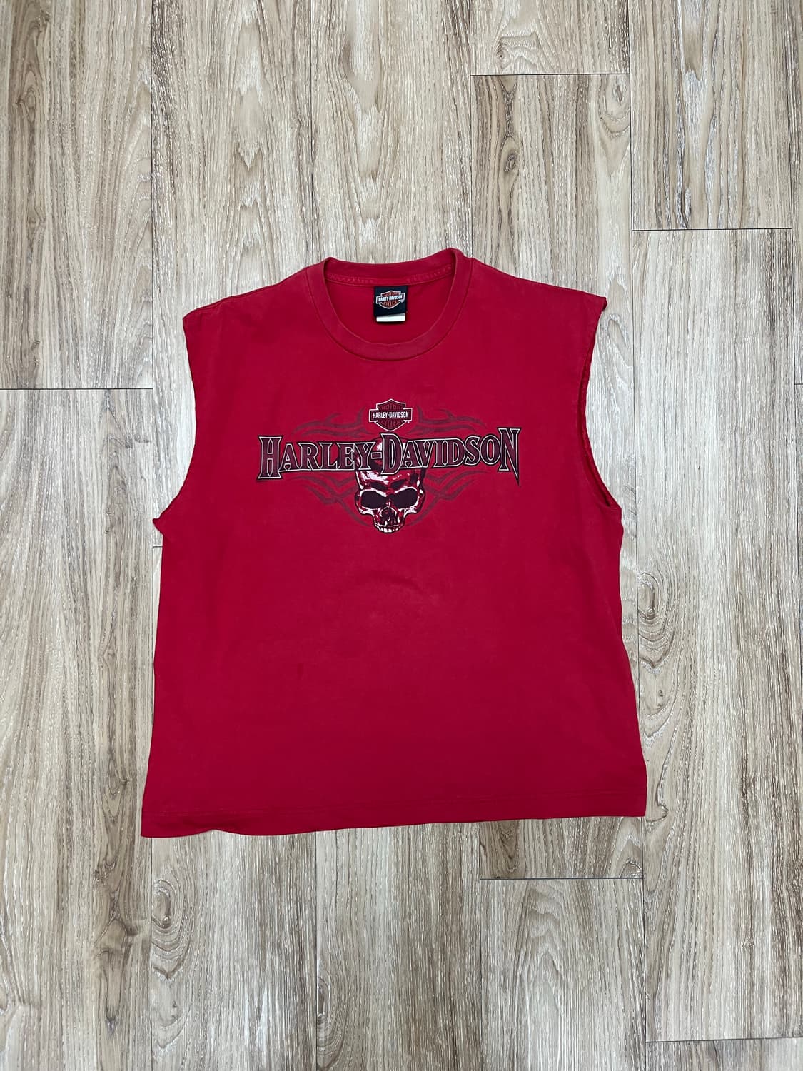 USA 할리데이비슨 슬리브리스 티셔츠 L 상품이미지1