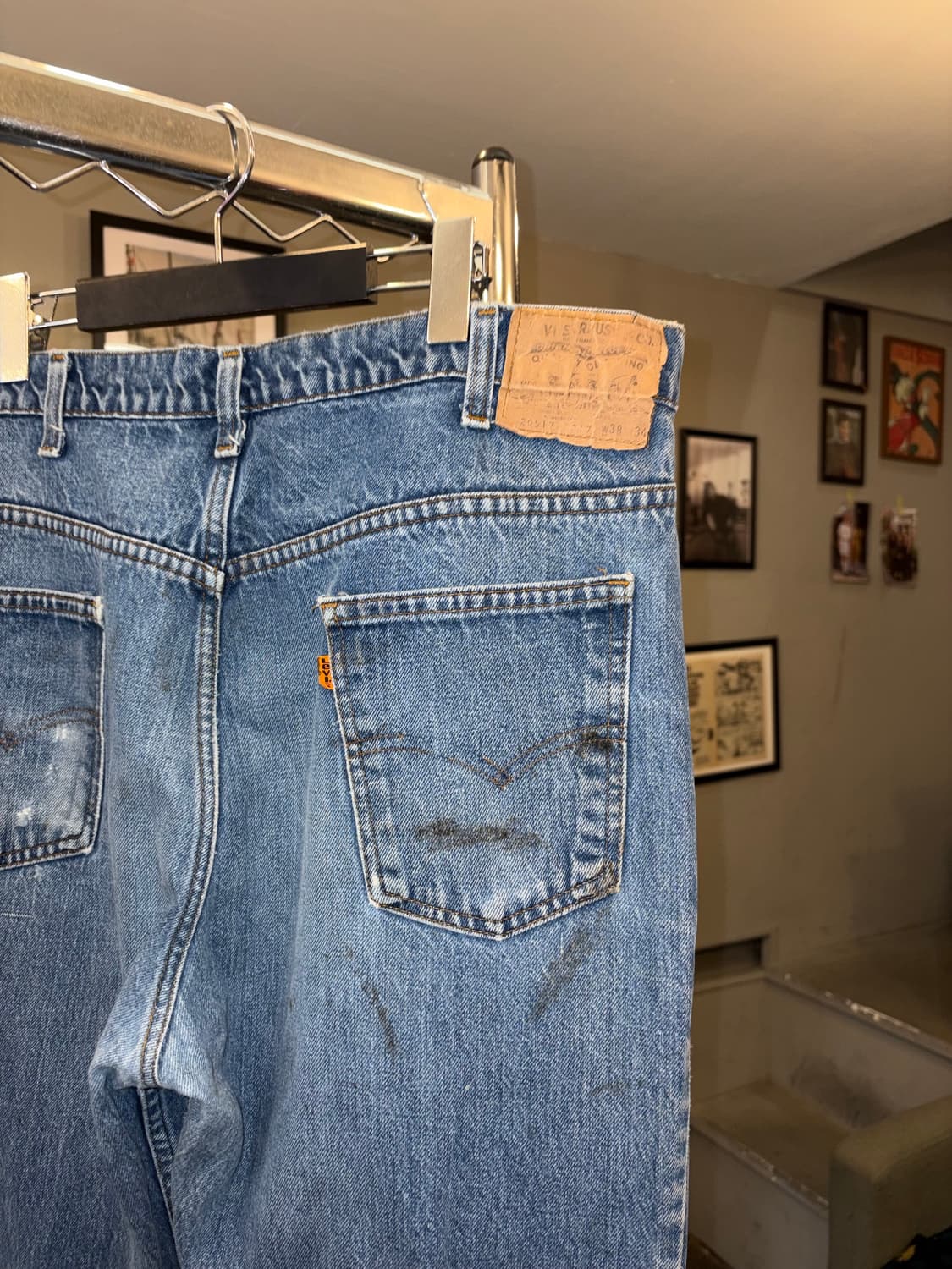 80’s Levi’s 517 USA denim repair pants 상품이미지9