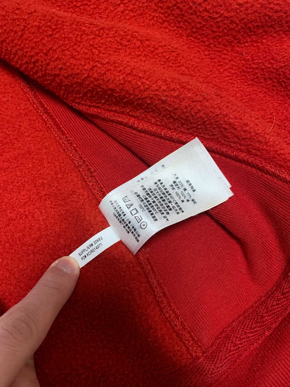 폴로 빅포니 후드집업 레드 상품이미지10