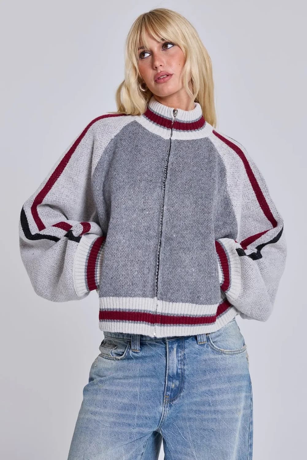 제이디드 런던 팀 85 니트 집업 L 상품이미지1