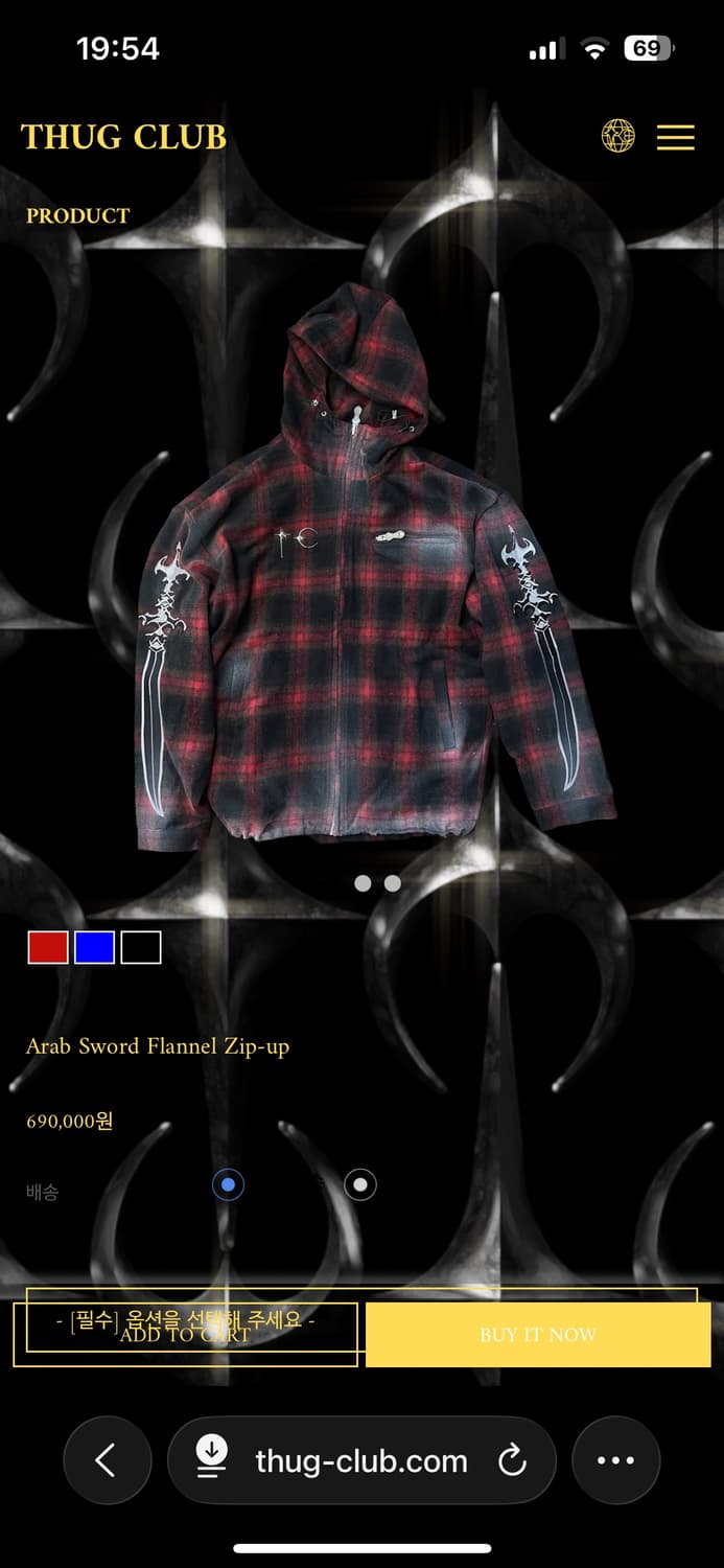 떠그클럽 플라넬 자켓 2사 | Arab Sword Flannel 상품이미지1