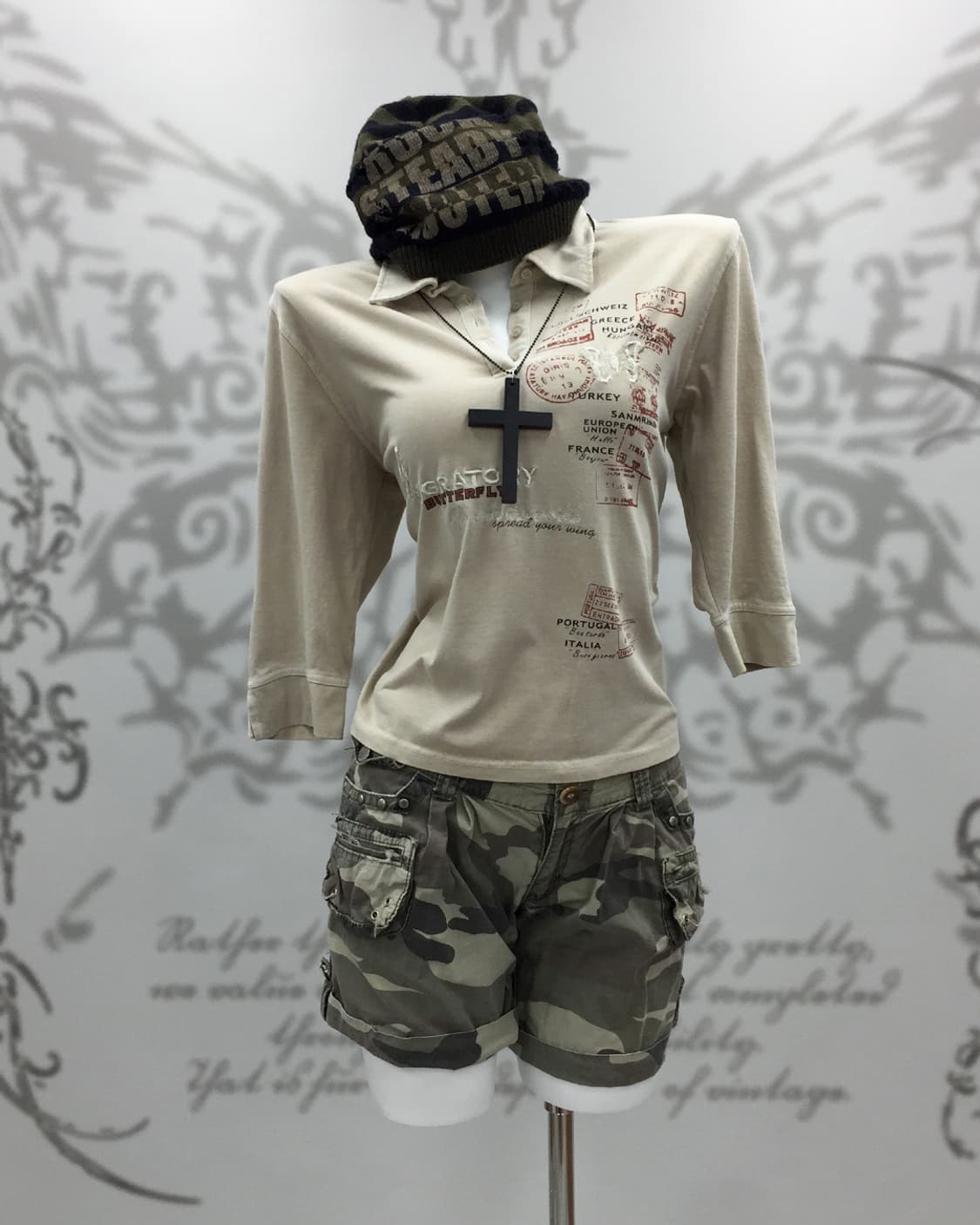 Y2K collar long sleeves 상품이미지1