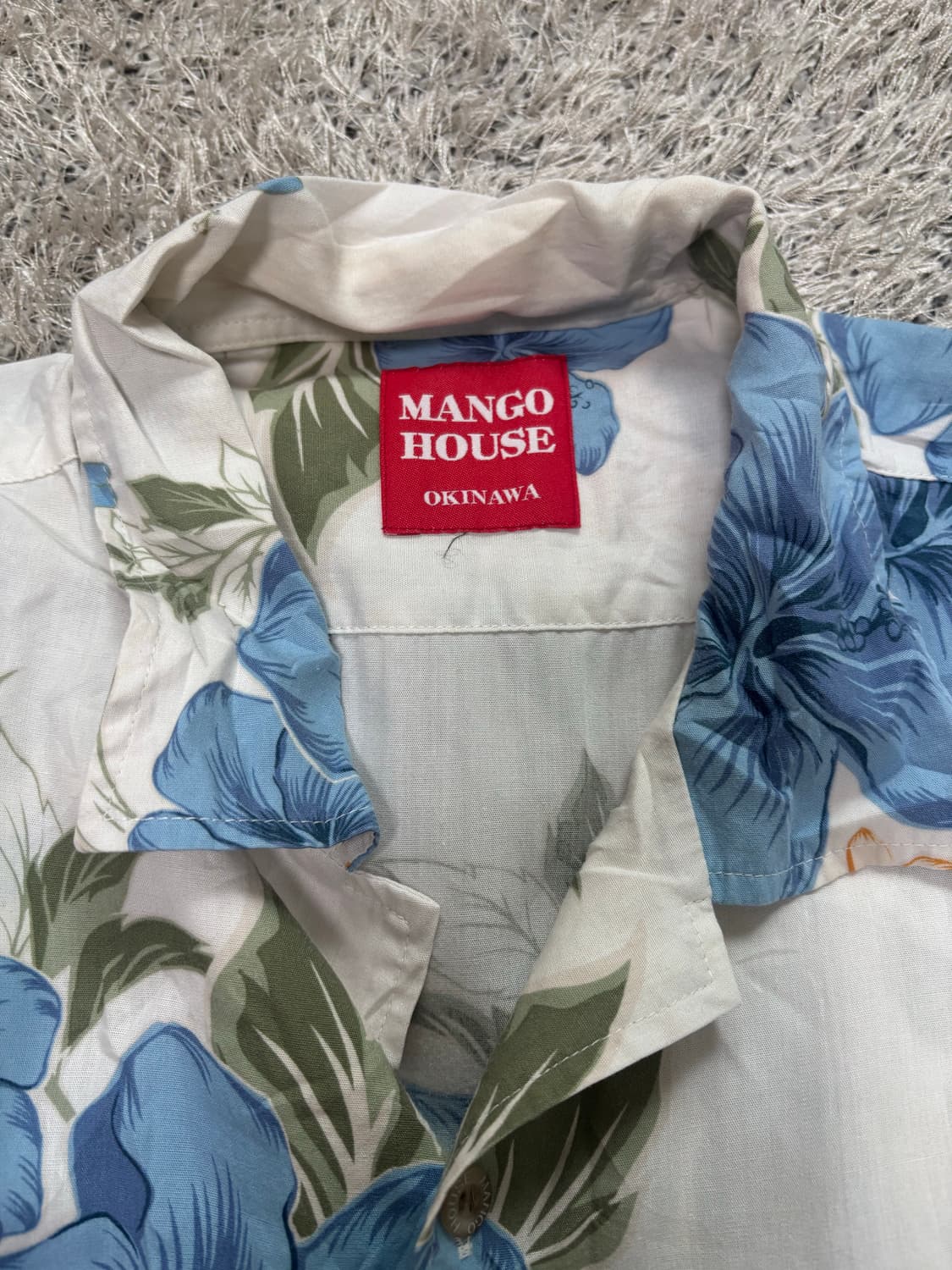 일제 MANGO HOUSE 오키나와 반팔 셔츠 사이즈 105-110 상품이미지4