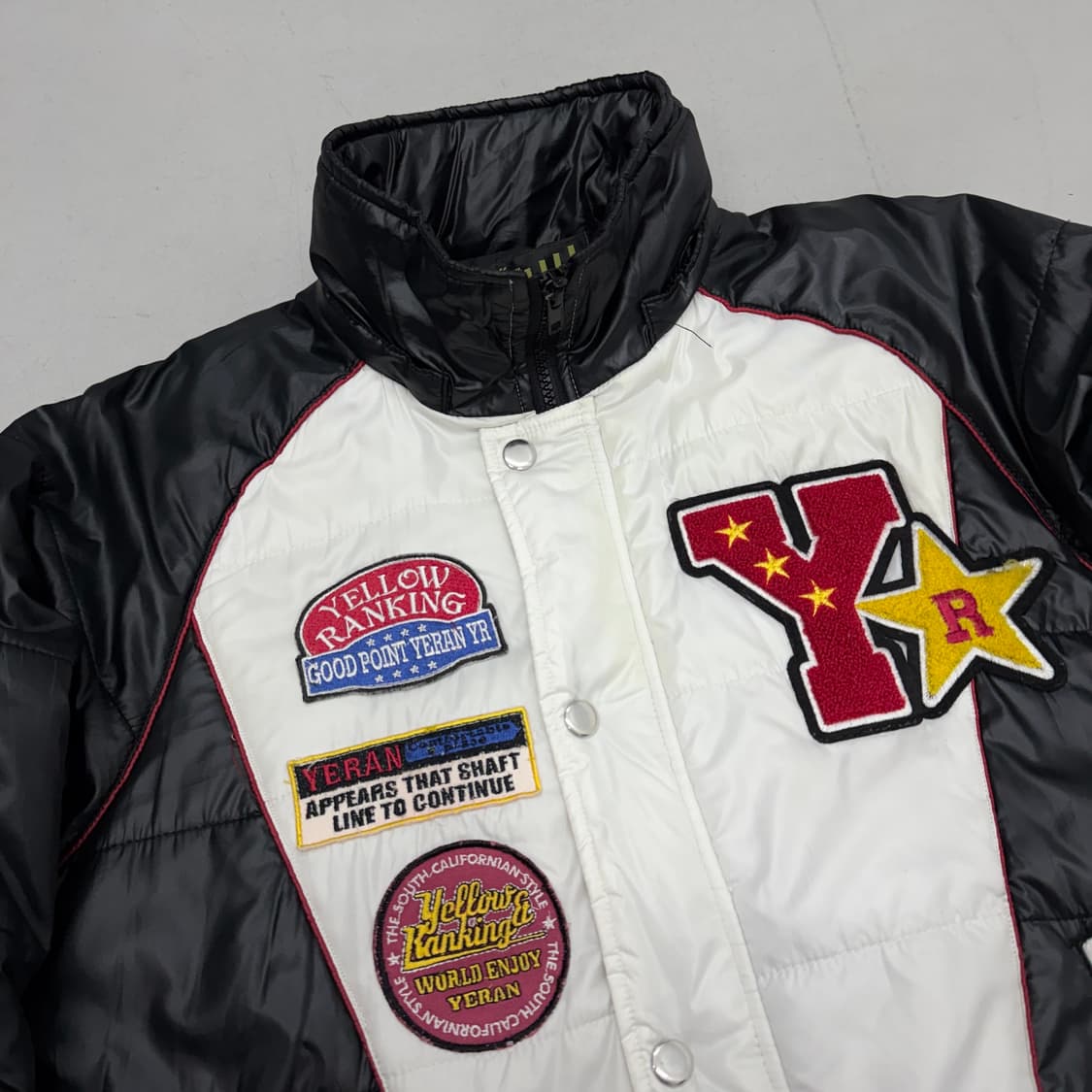 JPN 제팬 레이싱 패치 패딩 자켓 상품이미지4