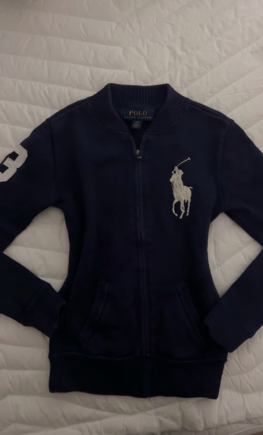 빅포니 니트 집업 상품이미지1