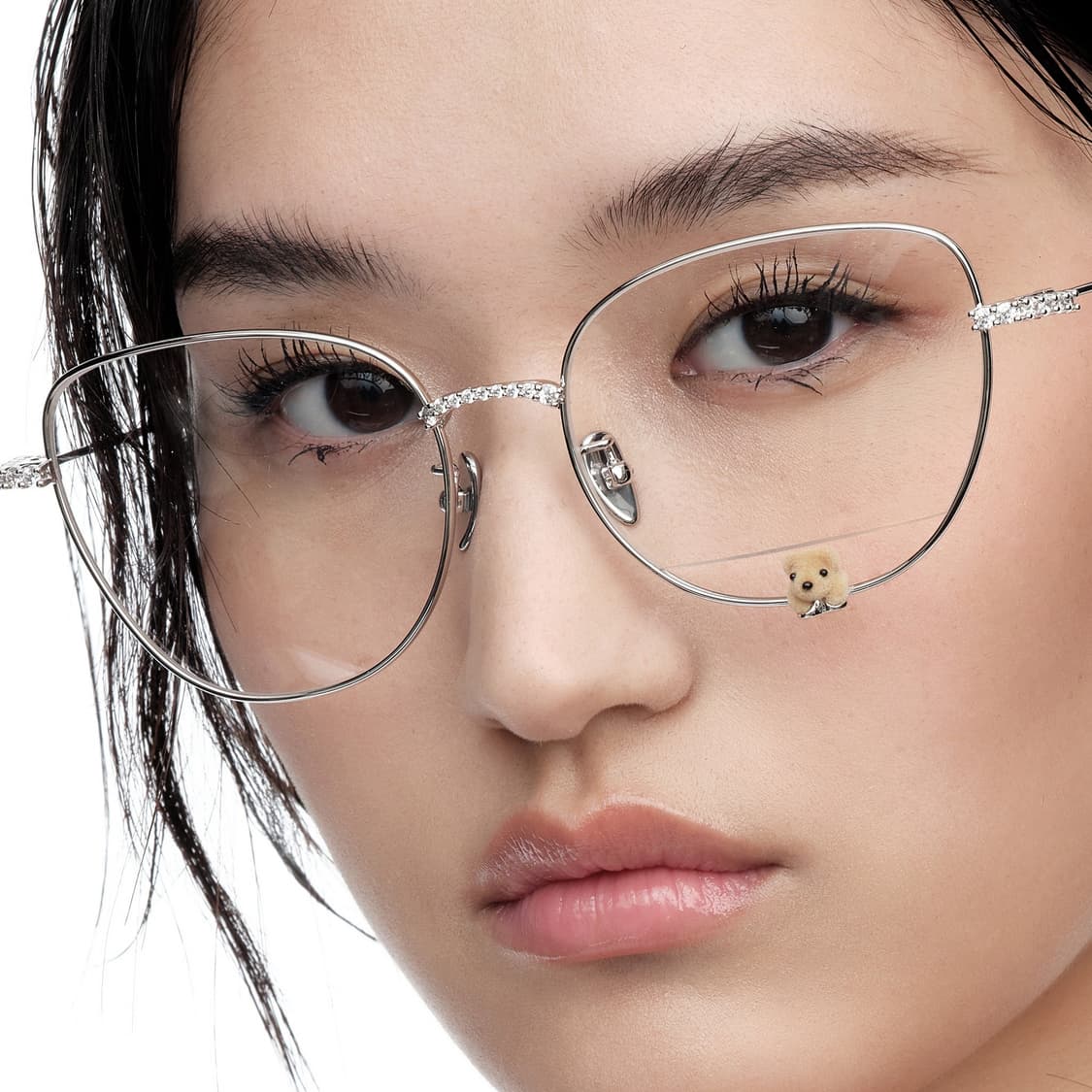 위민 YVMIN 25fw 젬스톤 베어 안경 상품이미지2