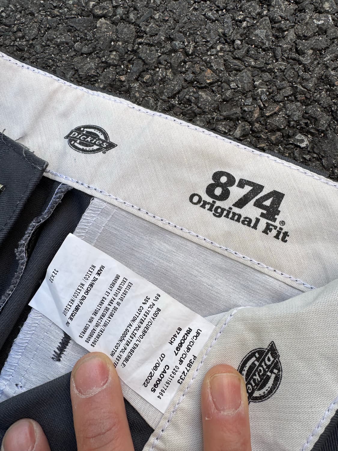 디키즈 874 그레이 치노팬츠 상품이미지4