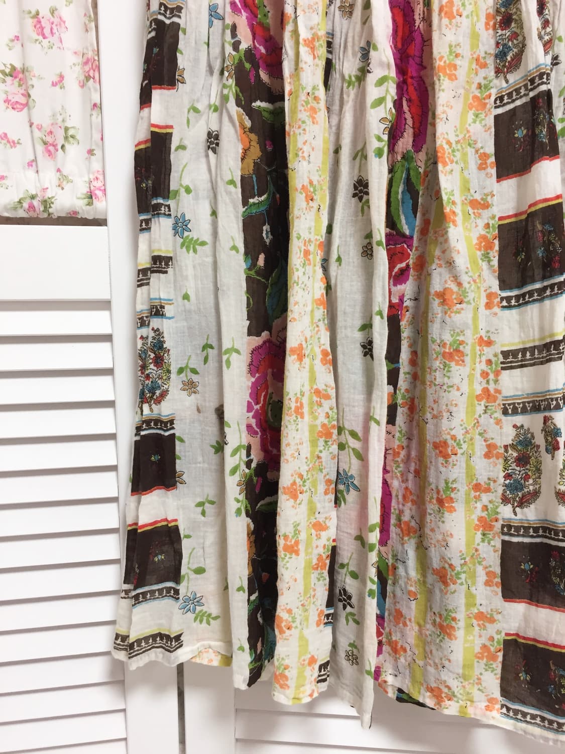 빈티지 히피모리걸 하구미 패턴 슬리브리스 상품이미지3