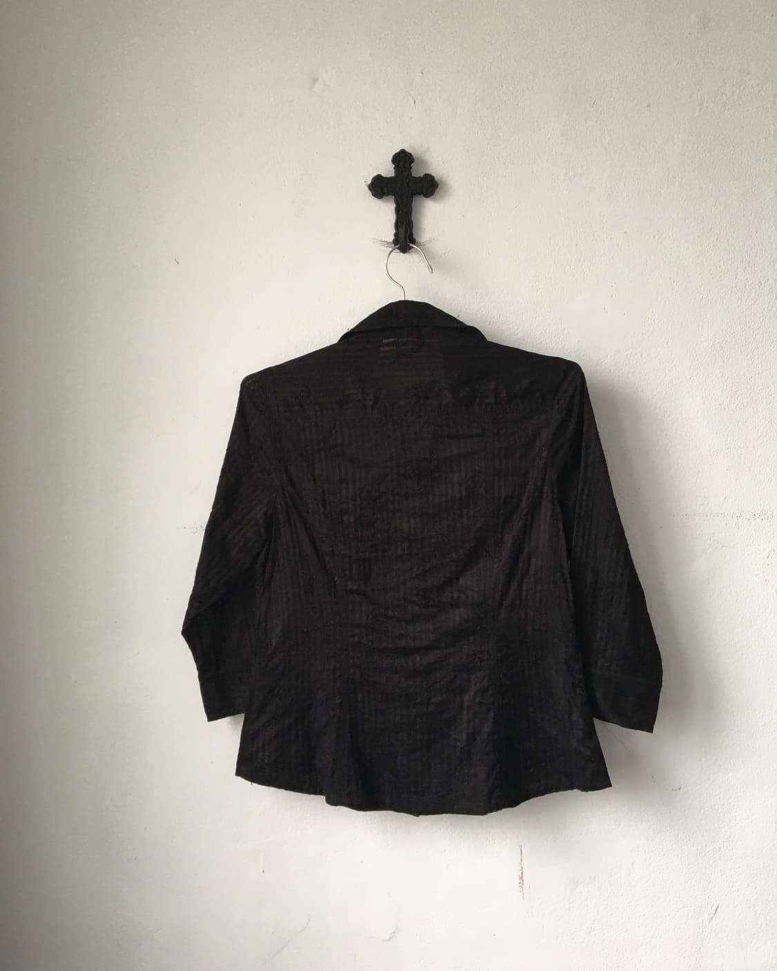 Paisley pattern needle work point shirt 상품이미지3