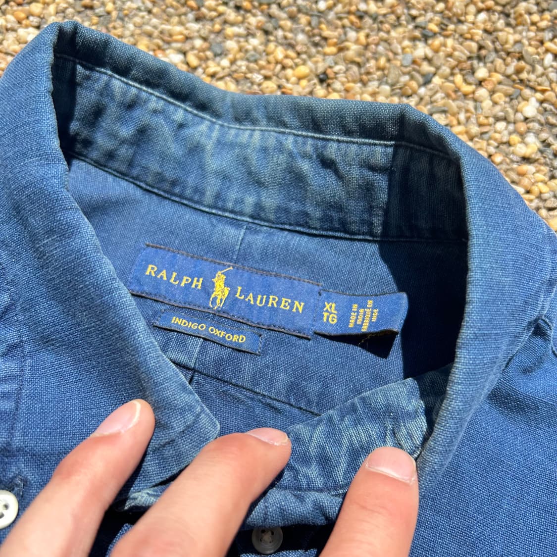폴로(POLO RalphLauren) 네이비 옥스포드 셔츠 상품이미지4