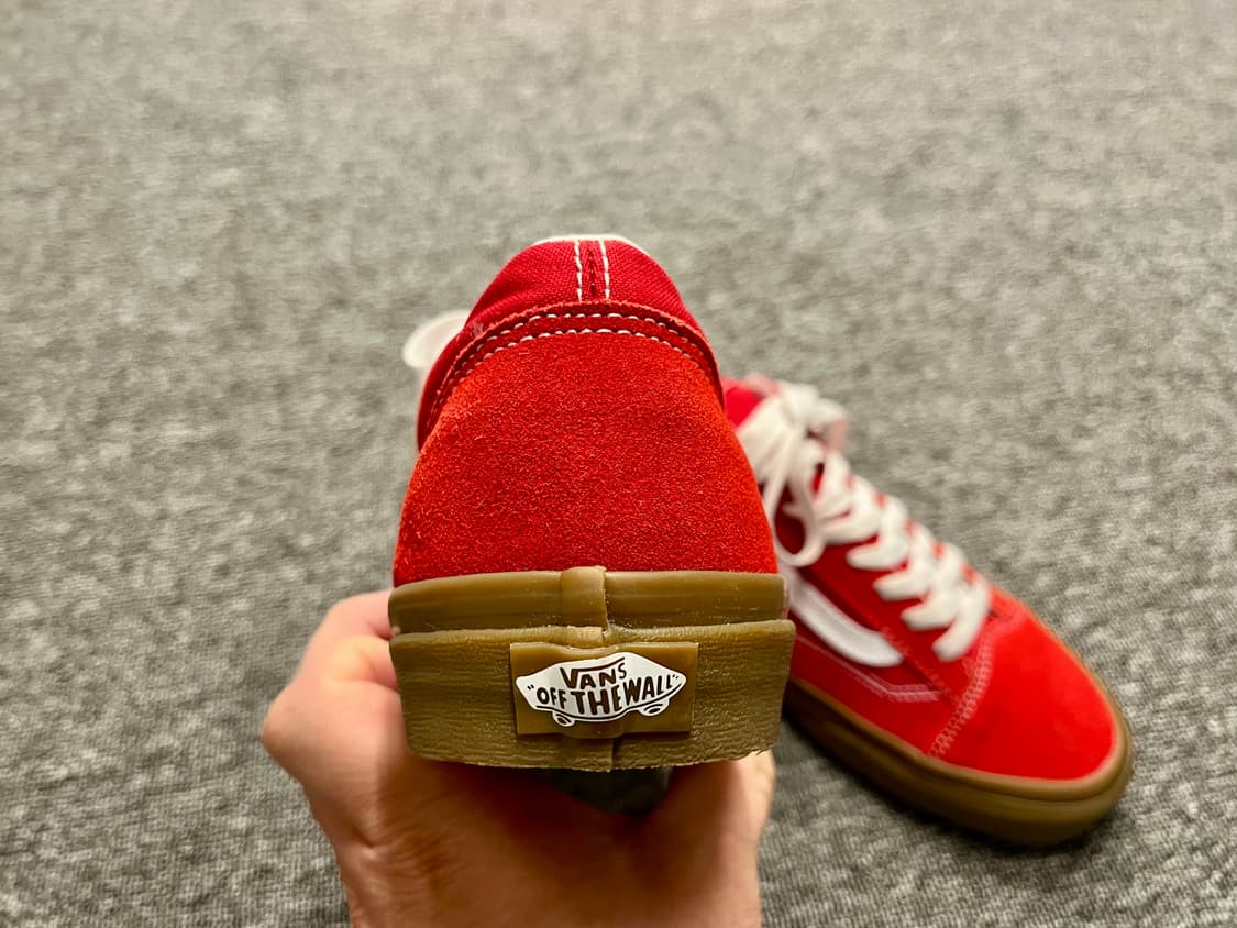 [270] 반스 올드스쿨 검솔 레드  상품이미지5