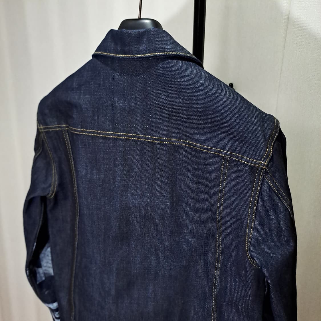 (새제품 택포) 아임낫휴먼비잉 인디고 트러커 자켓 L B579 상품이미지6