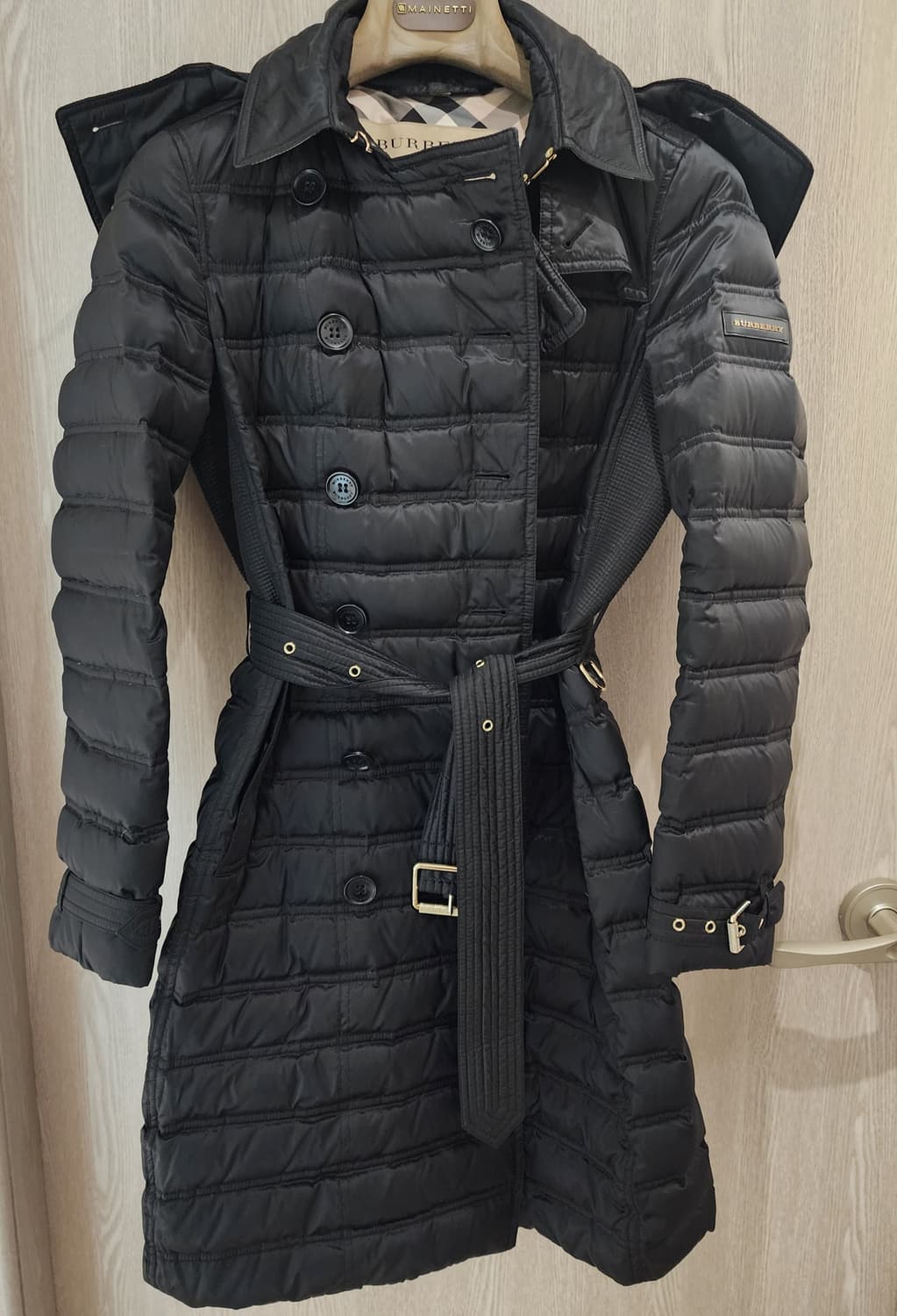 버버리 여성 패딩 체스터포드 xs 블랙 상품이미지1