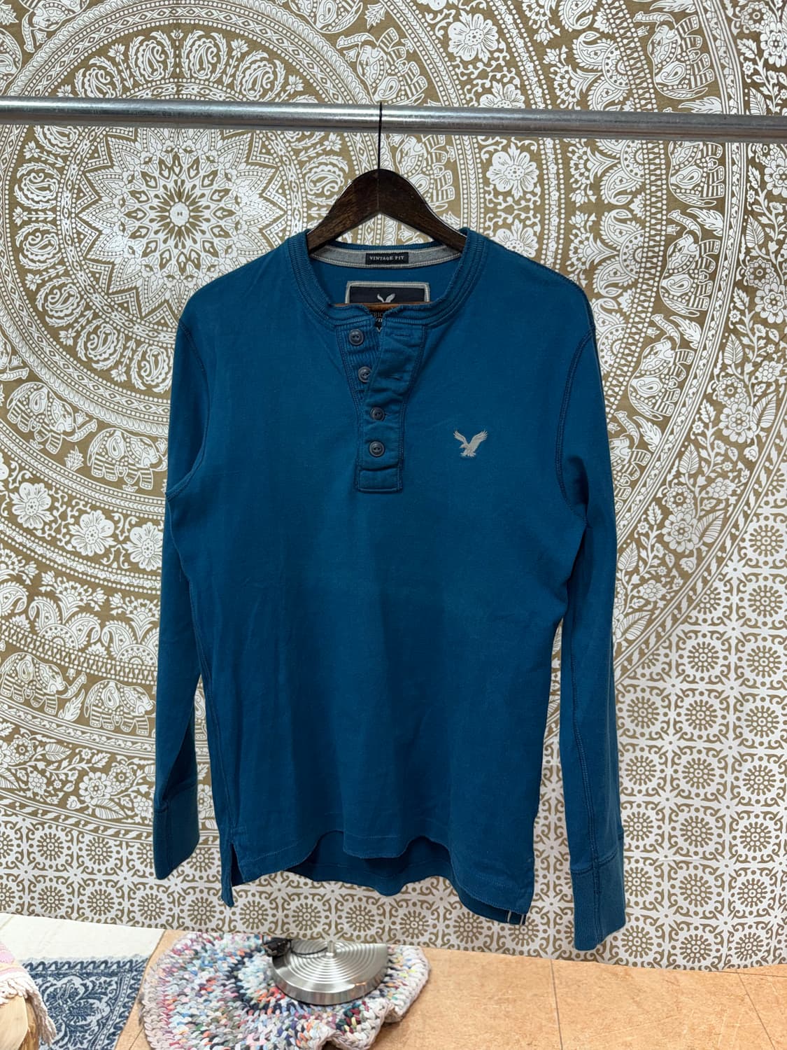 아메리칸이글 빈티지핏 헨리넥 긴팔 롱슬리브  상품이미지2