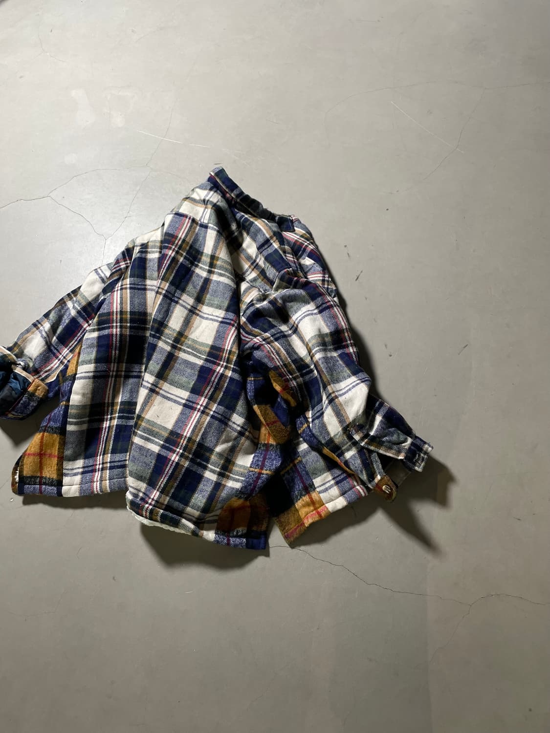 H•d Plaid Sherpa Lined Rework Jacket 상품이미지5