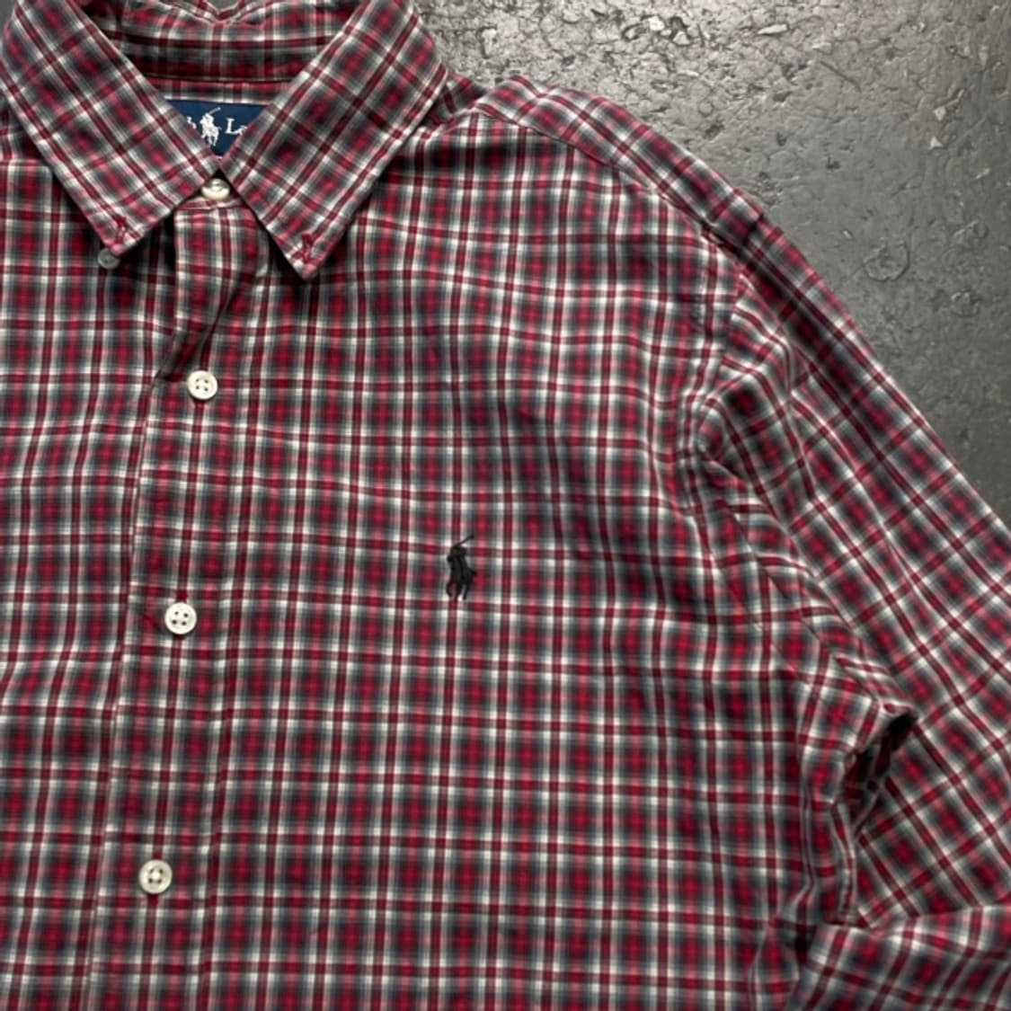 90-95 폴로 체크셔츠  상품이미지2