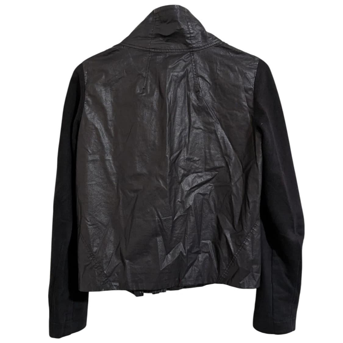 헬무트 랭 믹스 미디어 모토 바이커 자켓 블랙 상품이미지3