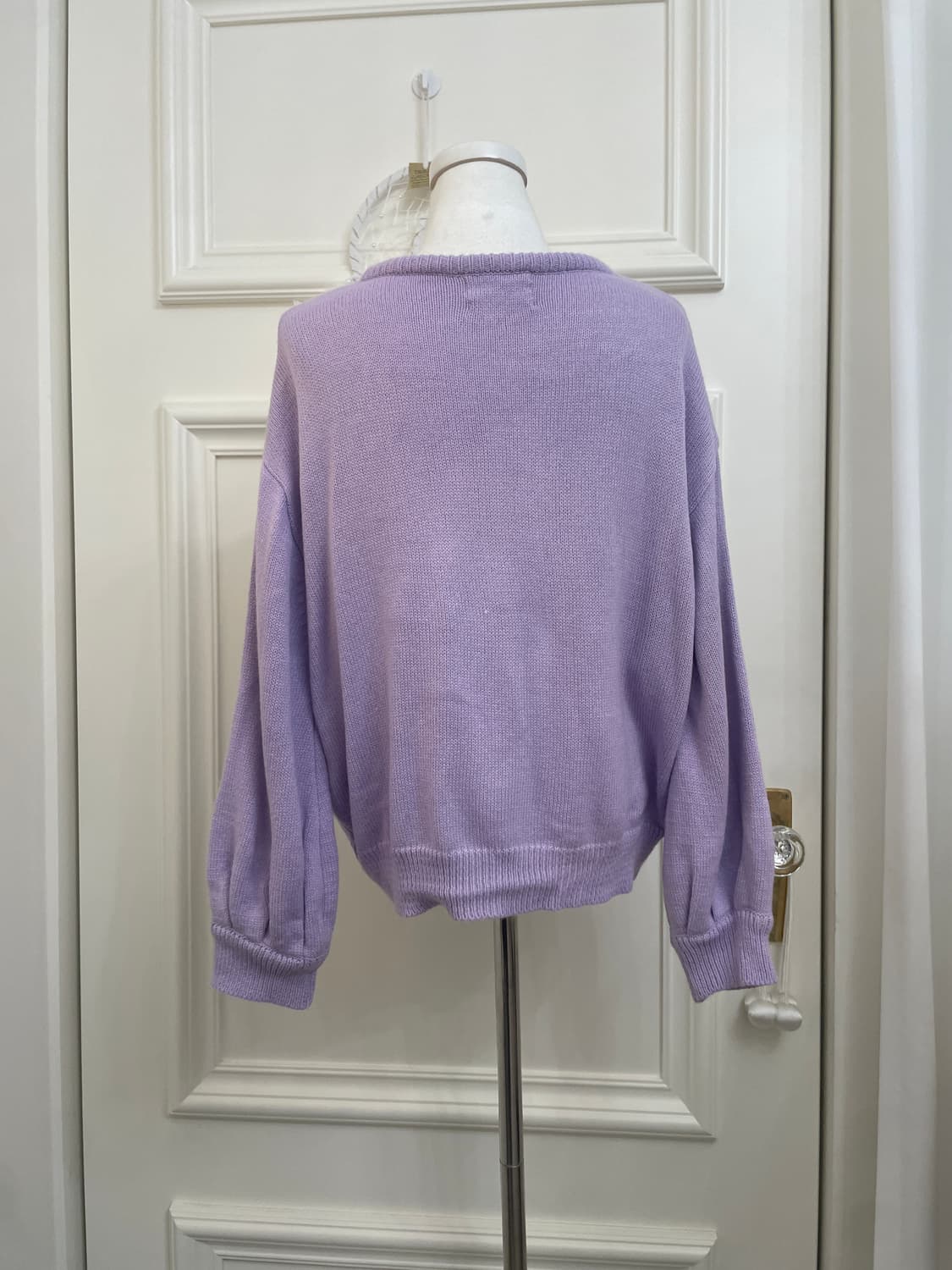 purple cute mori cardigan 상품이미지3