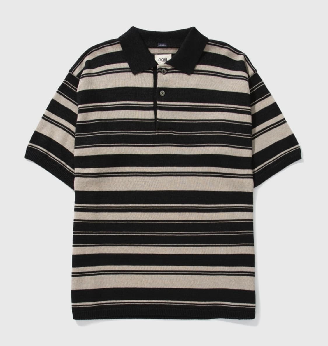나나미카 스트라이프 폴로 니트 L 상품이미지1