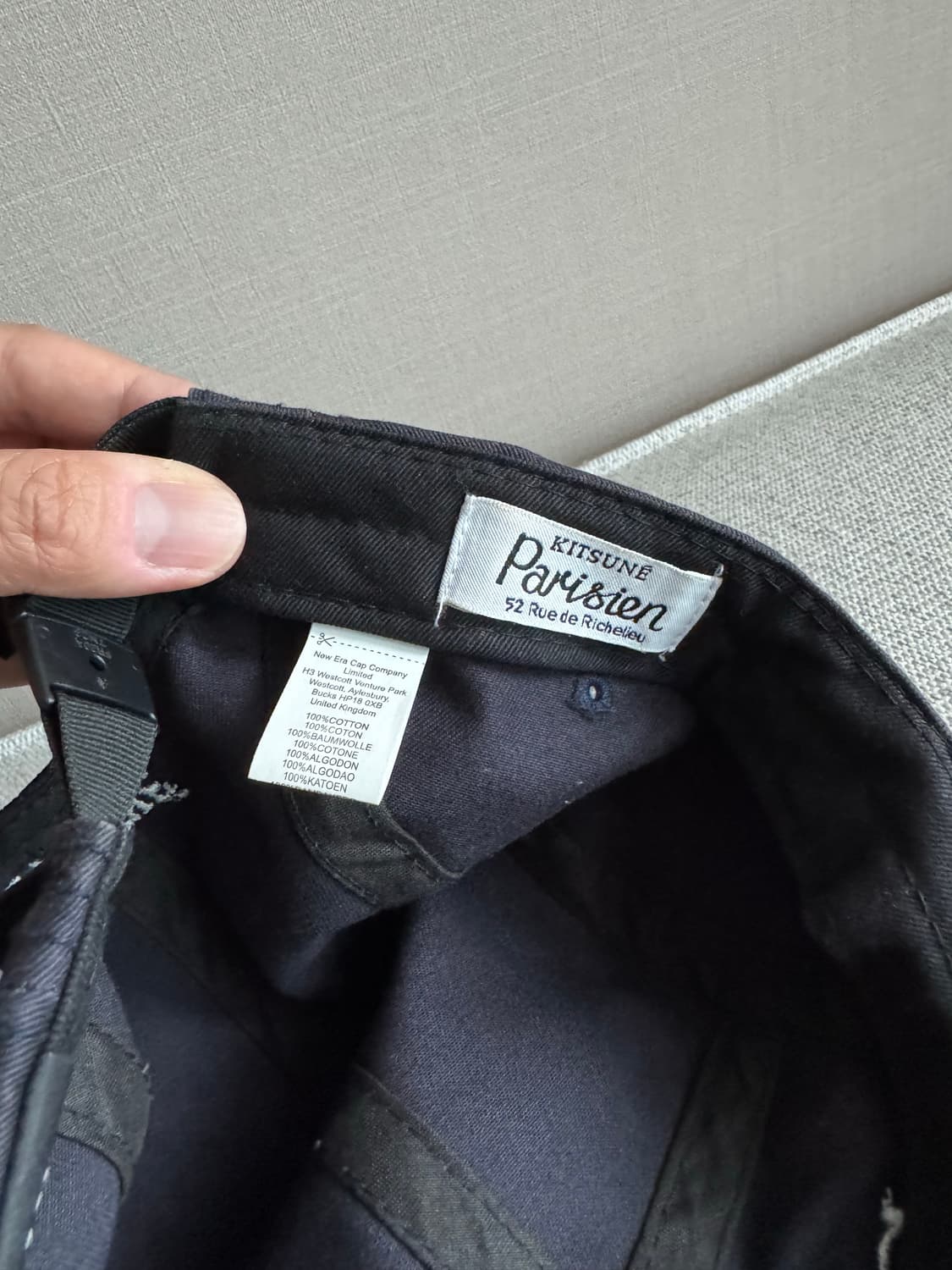[Maison Kitsune] 키츠네X뉴에라 파리지앵 캠프캠_네이비 상품이미지5