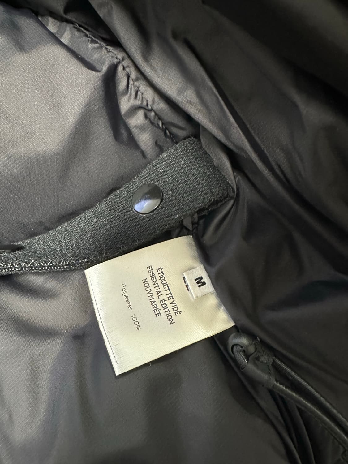 [M] 누마레 ee 남성 다운 파카 블랙   상품이미지4