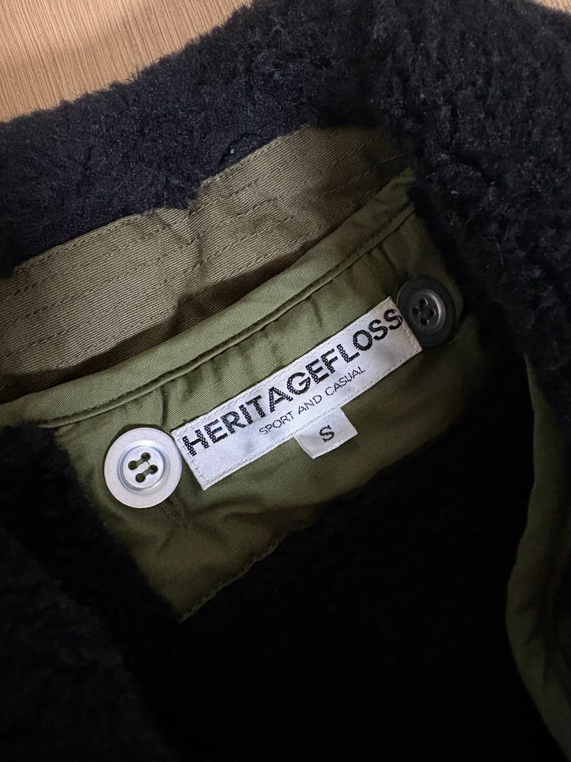 헤리티지플로스 올리브 자켓 S 상품이미지3