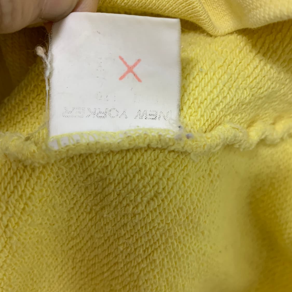 브룩스 브라더스 빈티지 옐로우 후드티 여성 상품이미지5